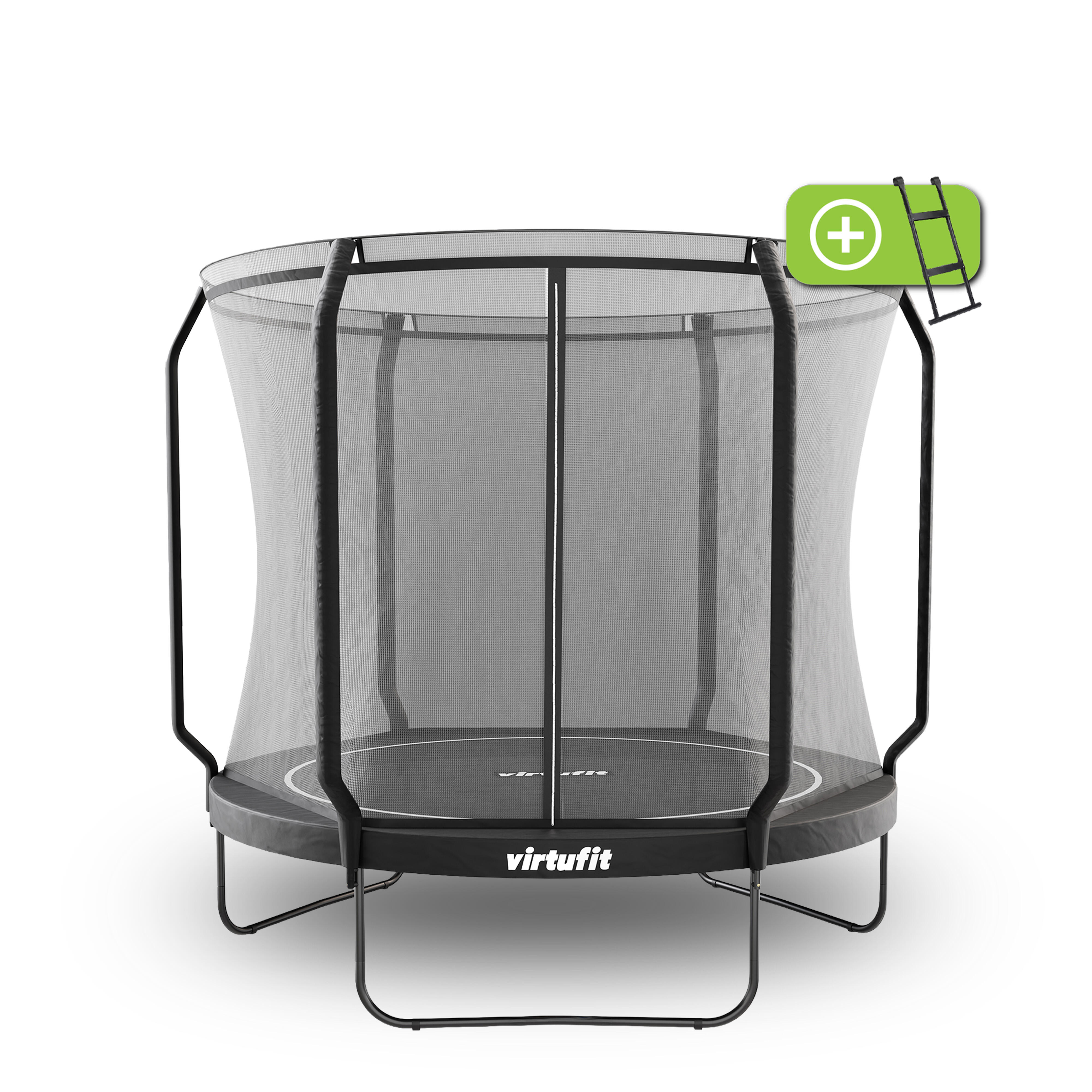 Trampolina Premium z siatką zabezpieczającą - okrągła - 251 cm