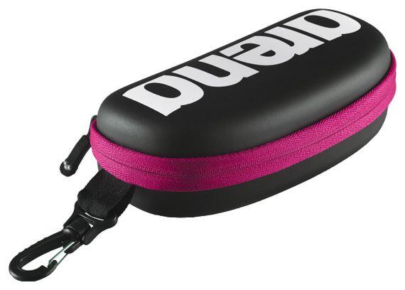 Etui na okulary Arena goggle case czarno-różowe