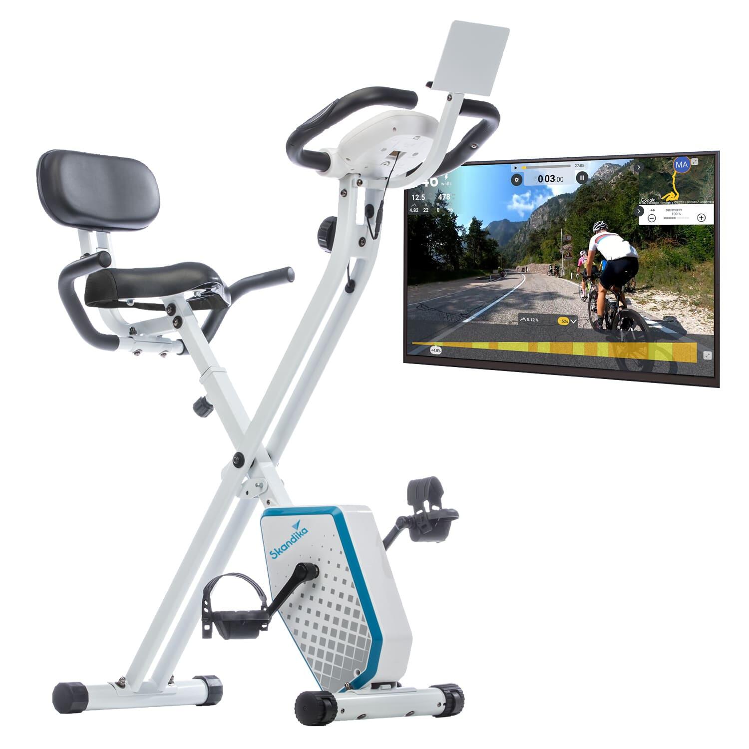 Rower stacjonarny składany Foldaway X-1000 PLUS, magnetyczny z wyświetlaczem LCD