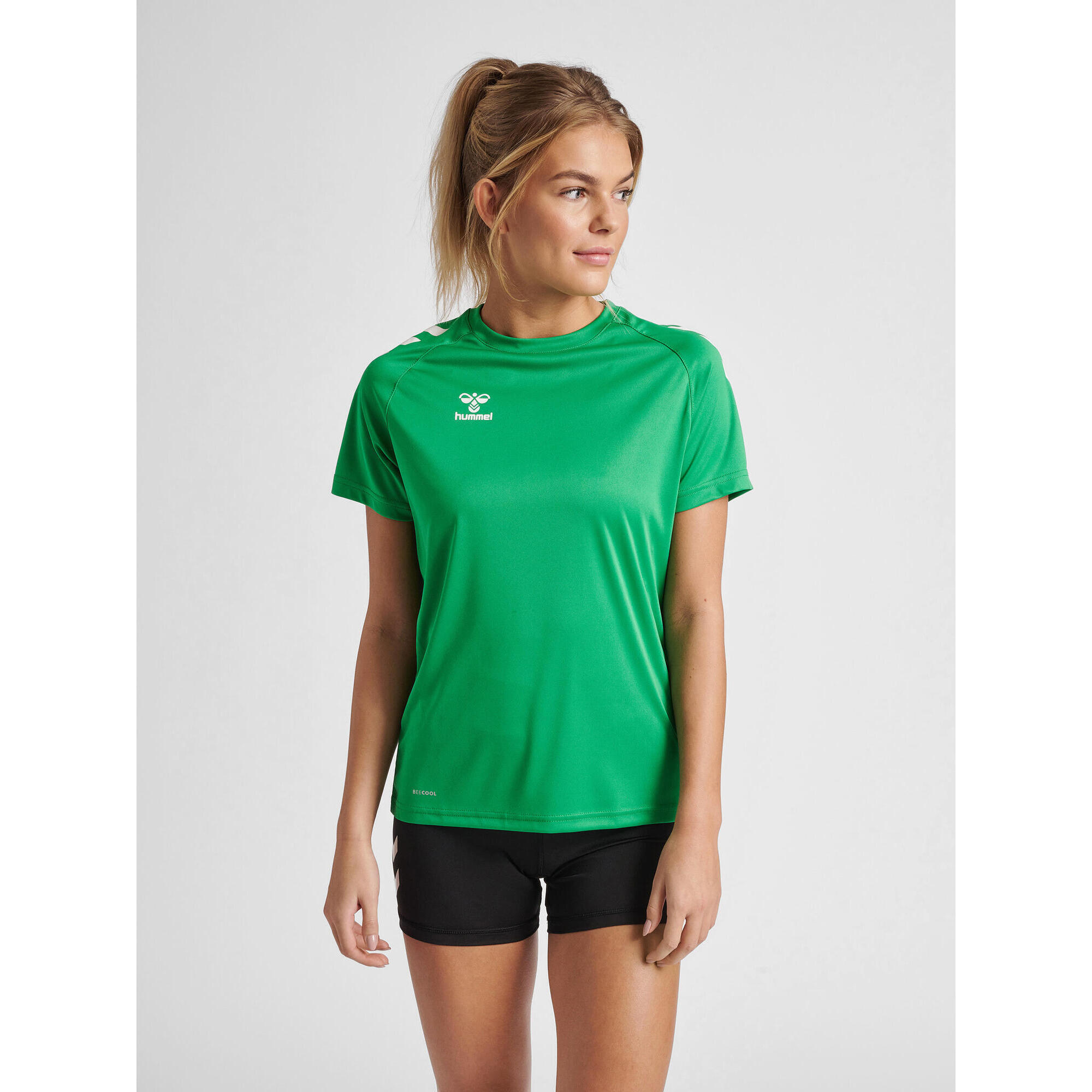 Koszulka sportowa z krótkim rękawem damska Hummel Core XK Poly T-Shirt S/S Woman