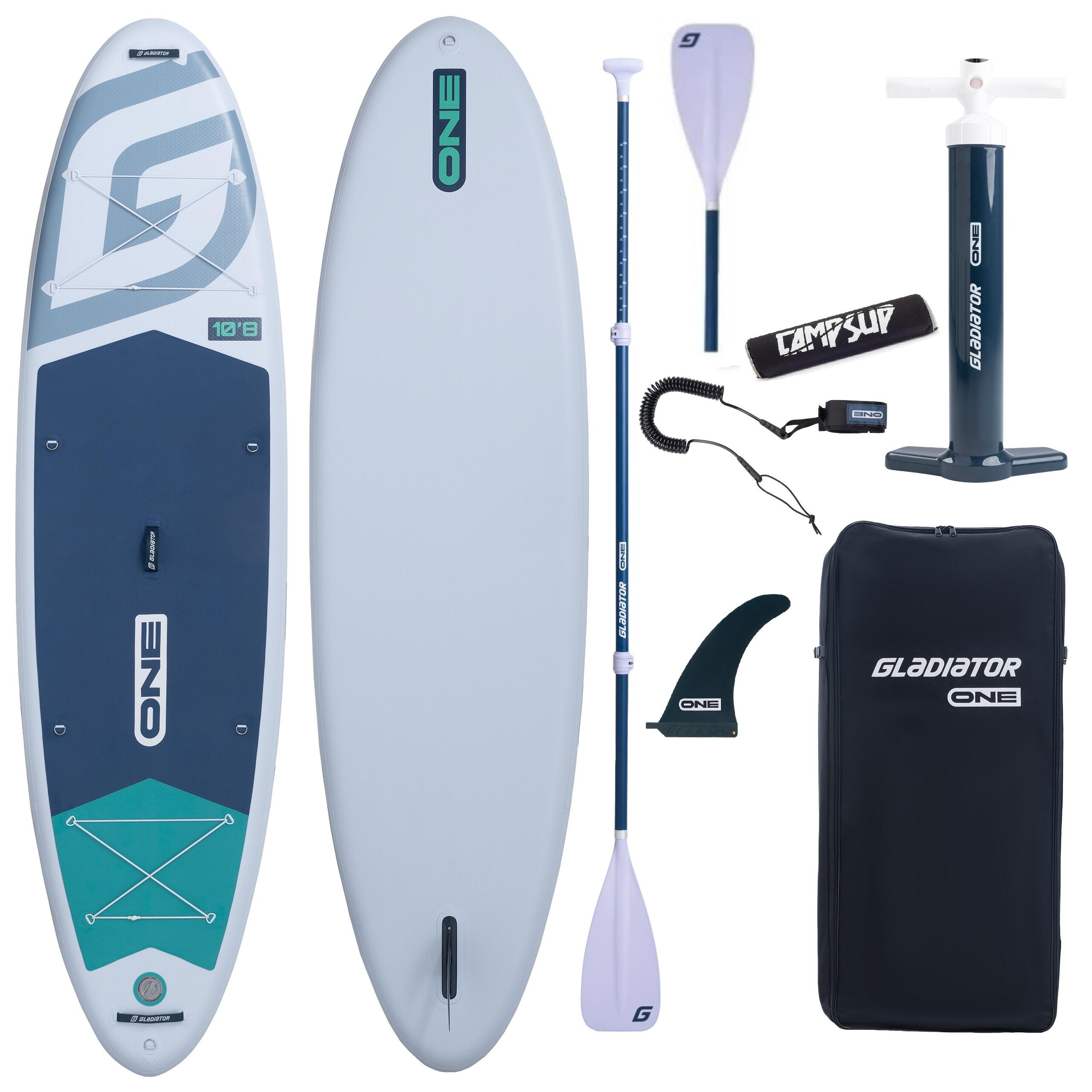 Deska SUP Gladiator ONE 10'8 Allround White 2026 + Bojka Czarna + Pióro