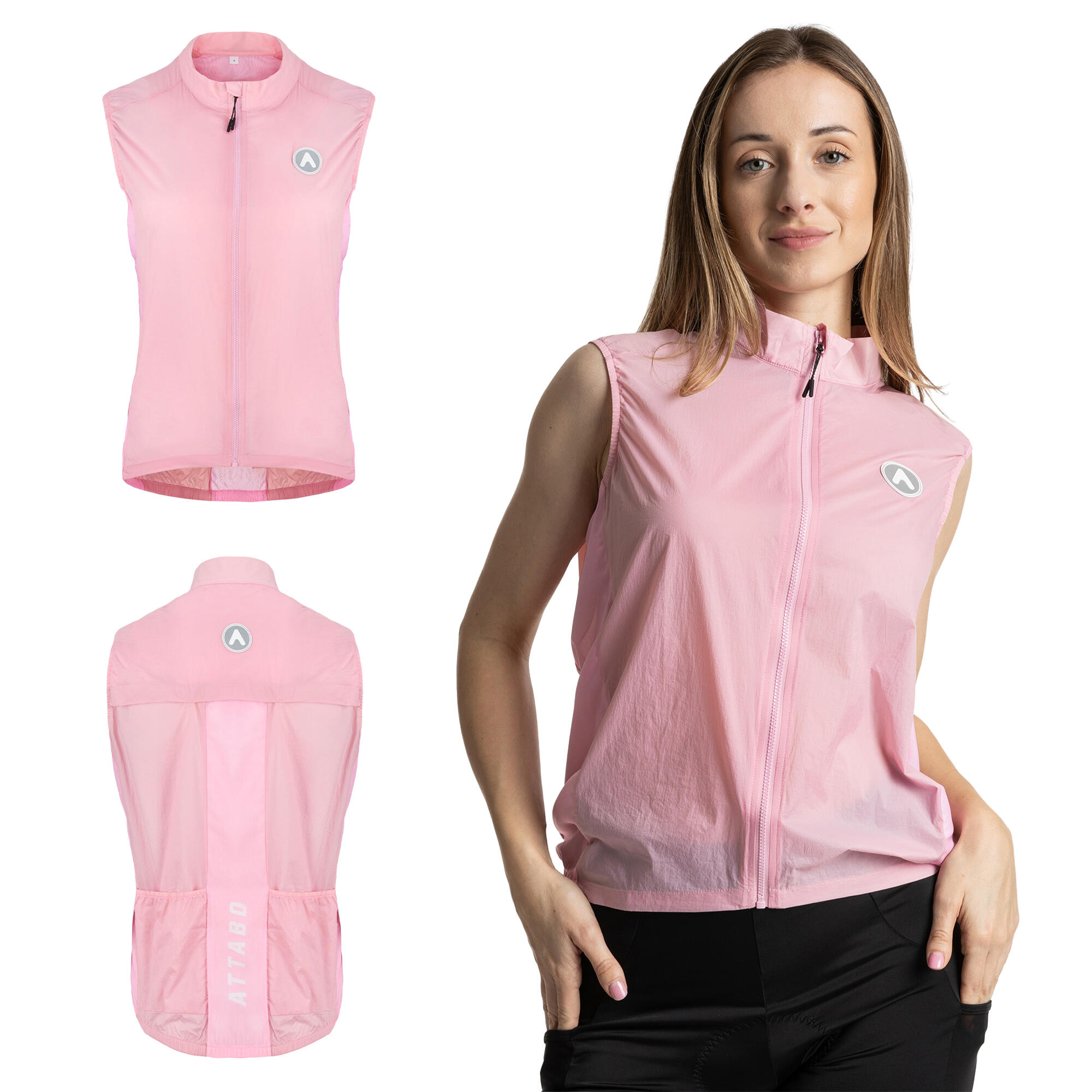 Kamizelka rowerowa damska ATTABO Cahayo Vest Windproof