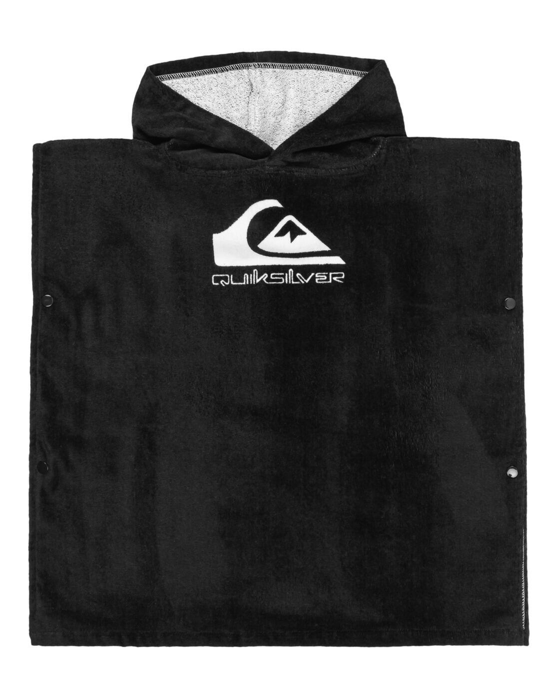 Poncho Ręcznik do przewijania dla Unisex HOODY Czarny