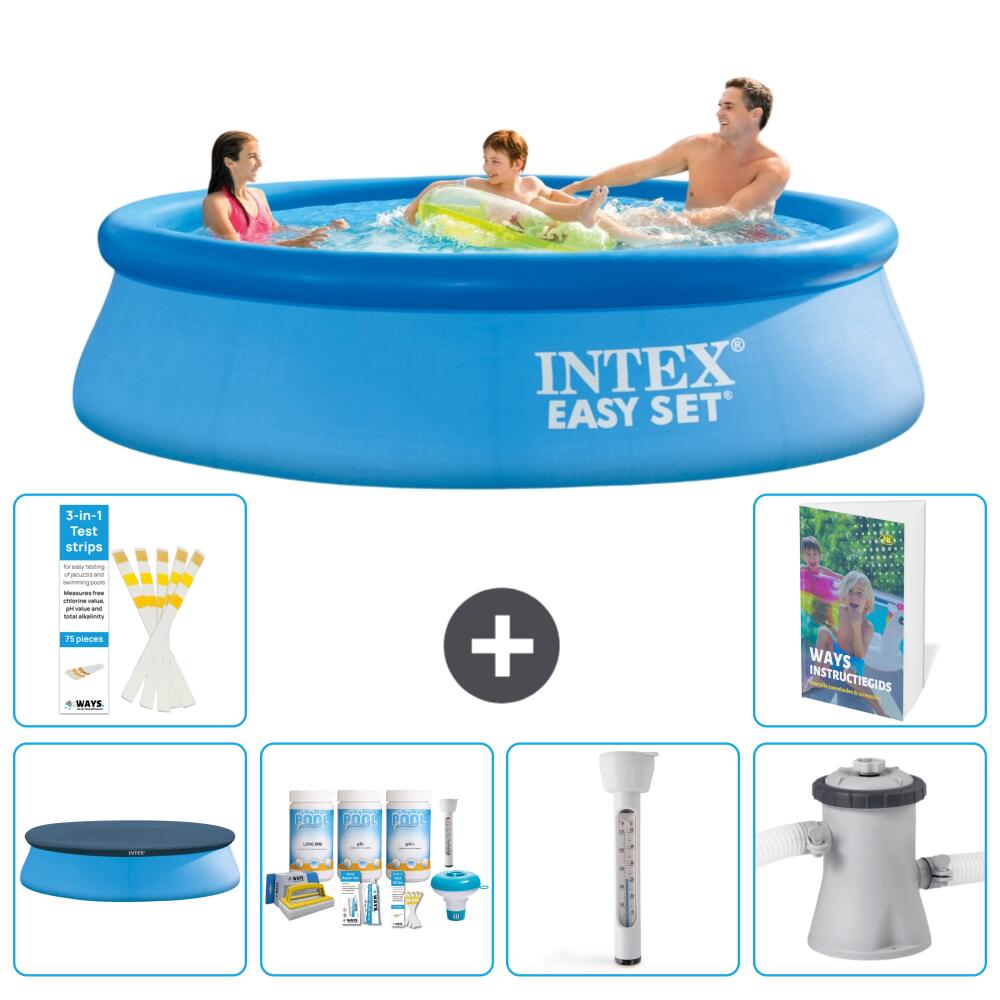 INTEX Basen Easy Set Okrągły - 305x76 cm - 7-częściowy S52