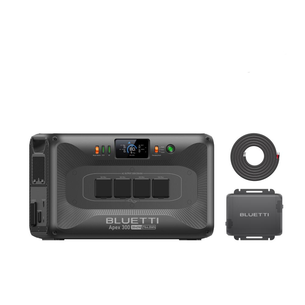 Generator słoneczny Apex 300 & Ładowarka2, 2764Wh, szybkie ładowanie w podróży
