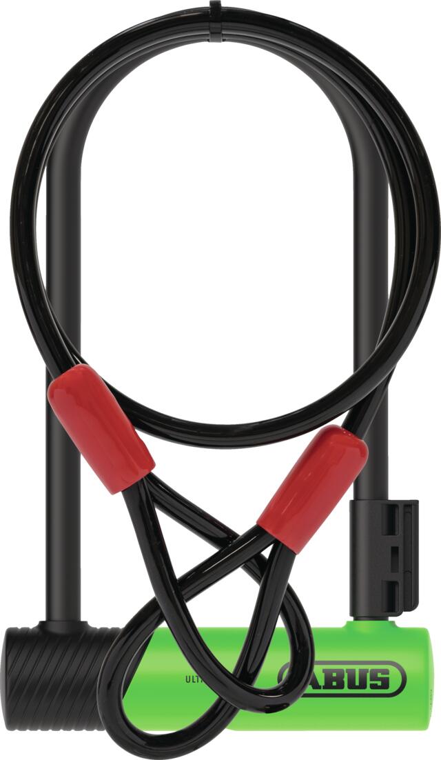 ABUS Ultra 410K zapięcie U 170HB230 z przewodem Cobra 10/120 i uchwytem SH34