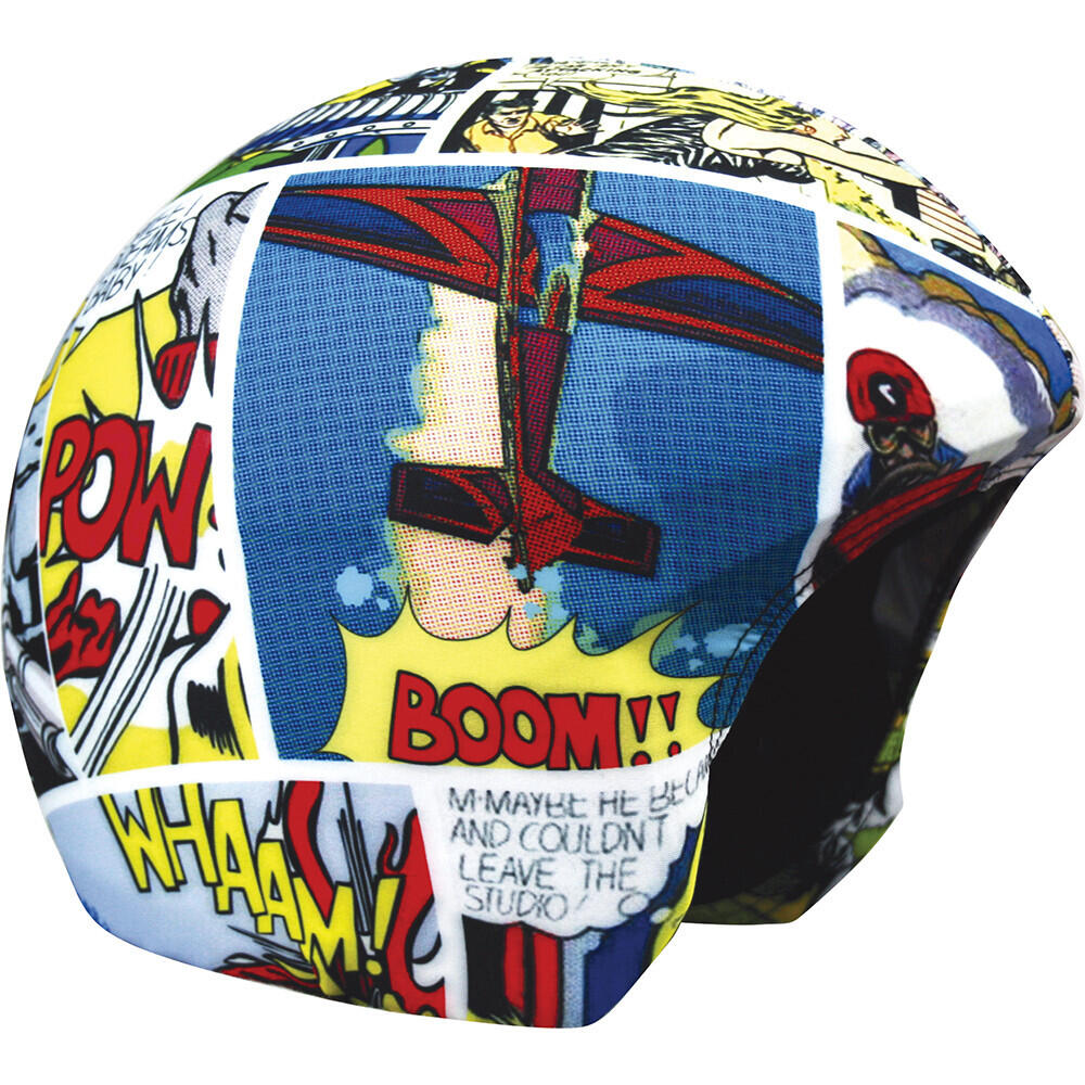 Pokrowiec na kask rowerowy Coolcasc Coolprint Comic
