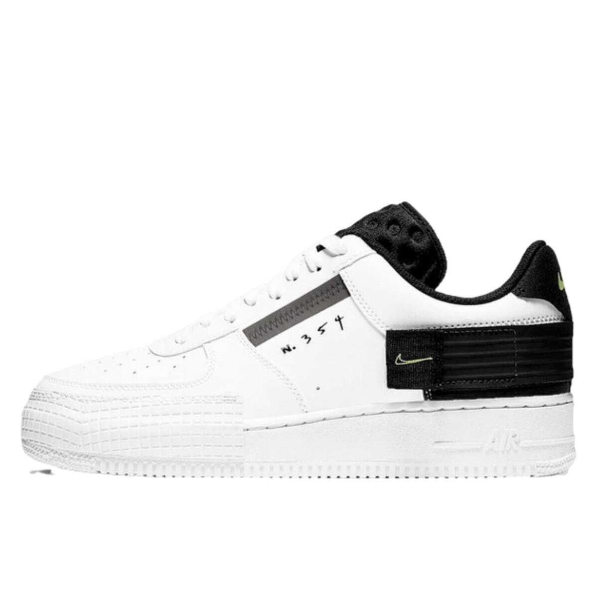 Nike Air Force 1 Drop Type White Black Volt