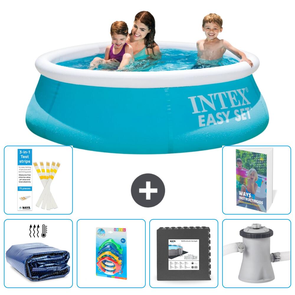 INTEX Basen Easy Set Okrągły - 183x51 cm - 7-częściowy S3