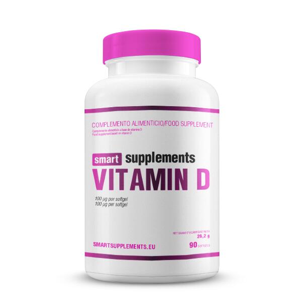 Witamina D 100μg - 90 kapsułek miękkich Smart Supplements