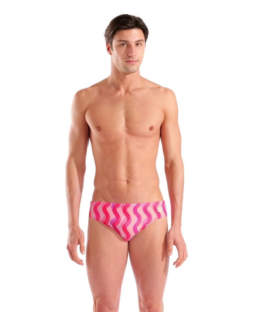 Kąpielówki męskie Arena Ripple Print Swim Briefs 75