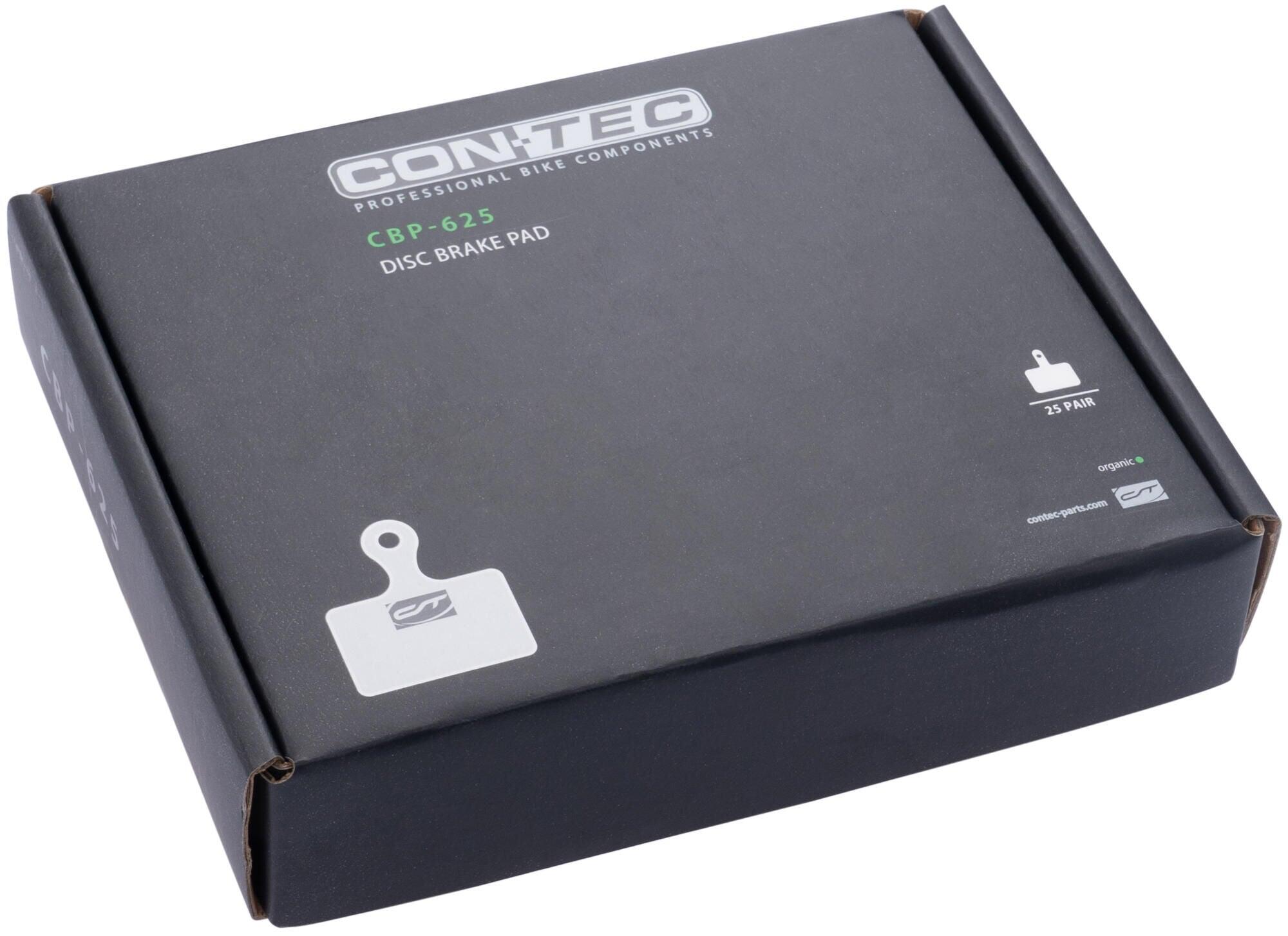 CONTEC Klocki hamulcowe Discstop+ CBP-625 organiczne, 25 par