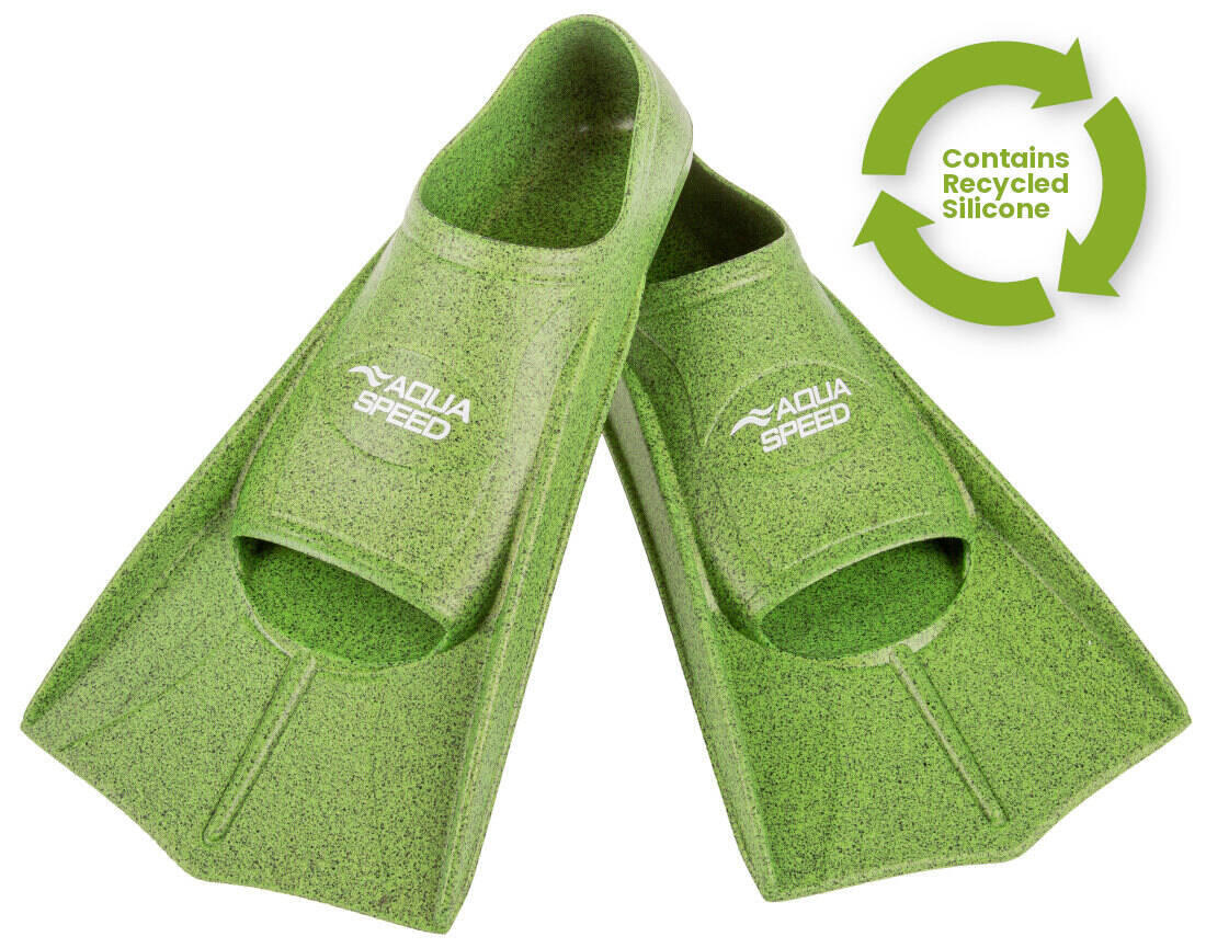 Krótkie płetwy pływackie treningowe z materiałem z recyklingu Aqua Speed Reco