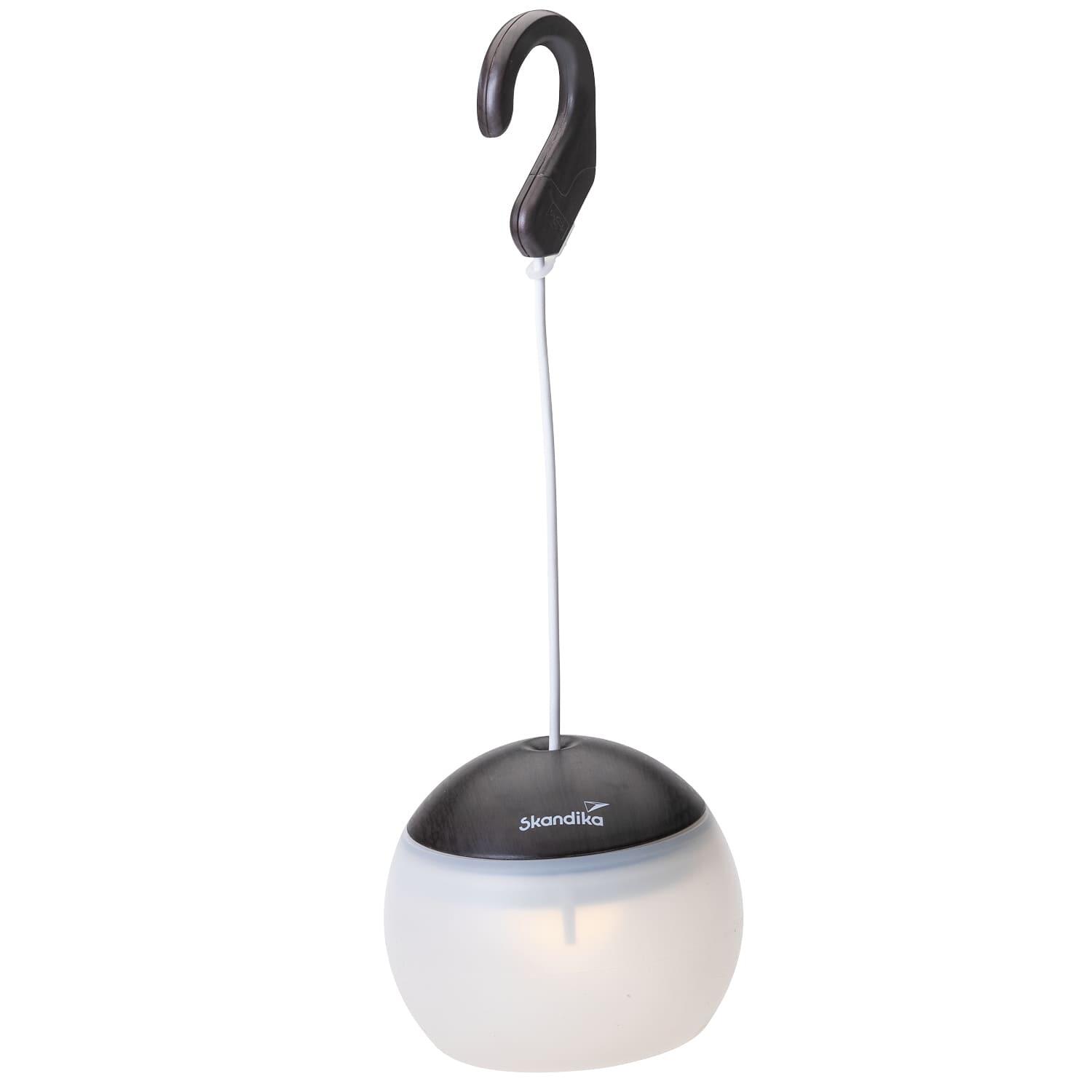 Lampa kempingowa wisząca LED Tufjord, z haczykiem, 180-200 lumenów