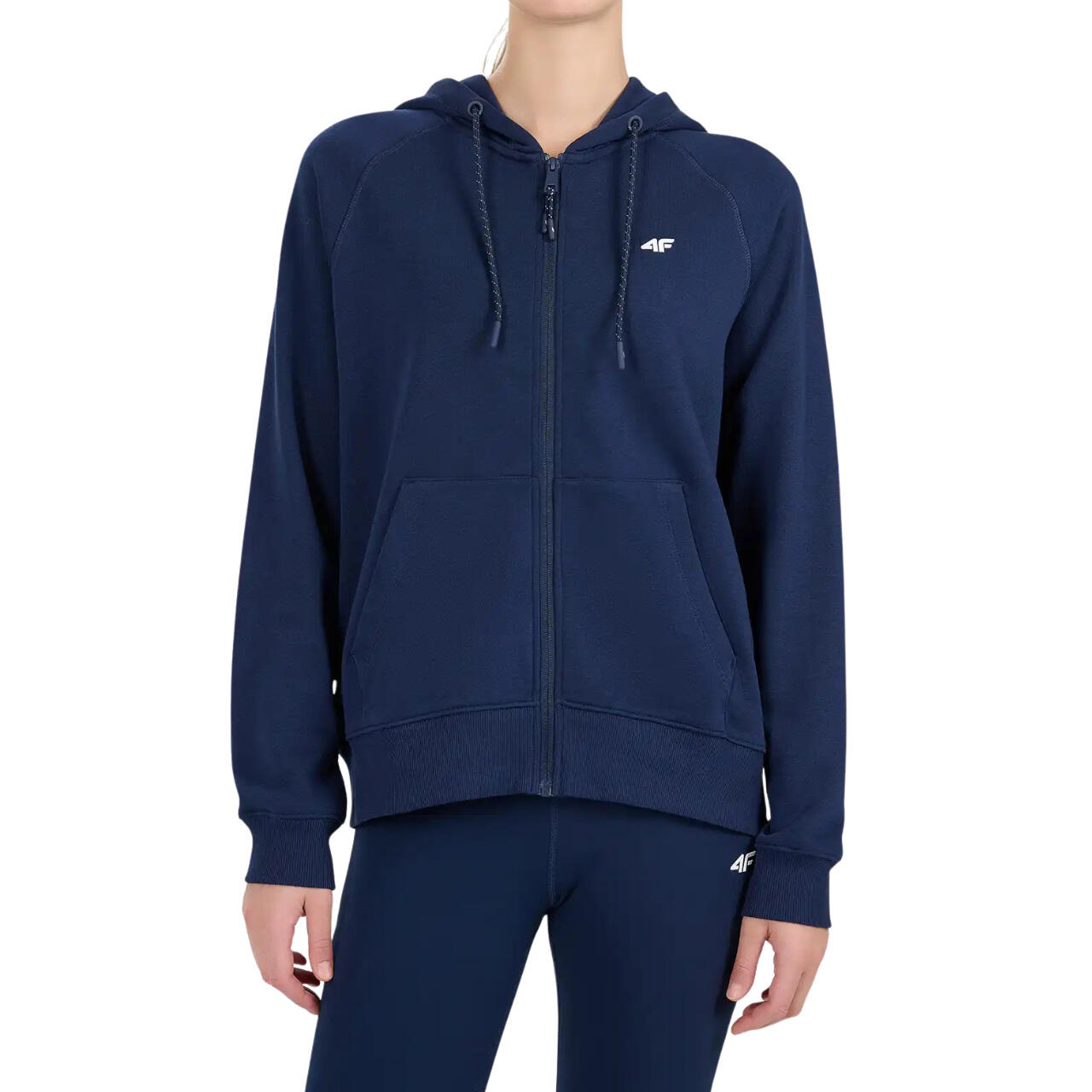 Bluza damska 4F z kapturem, regular fit