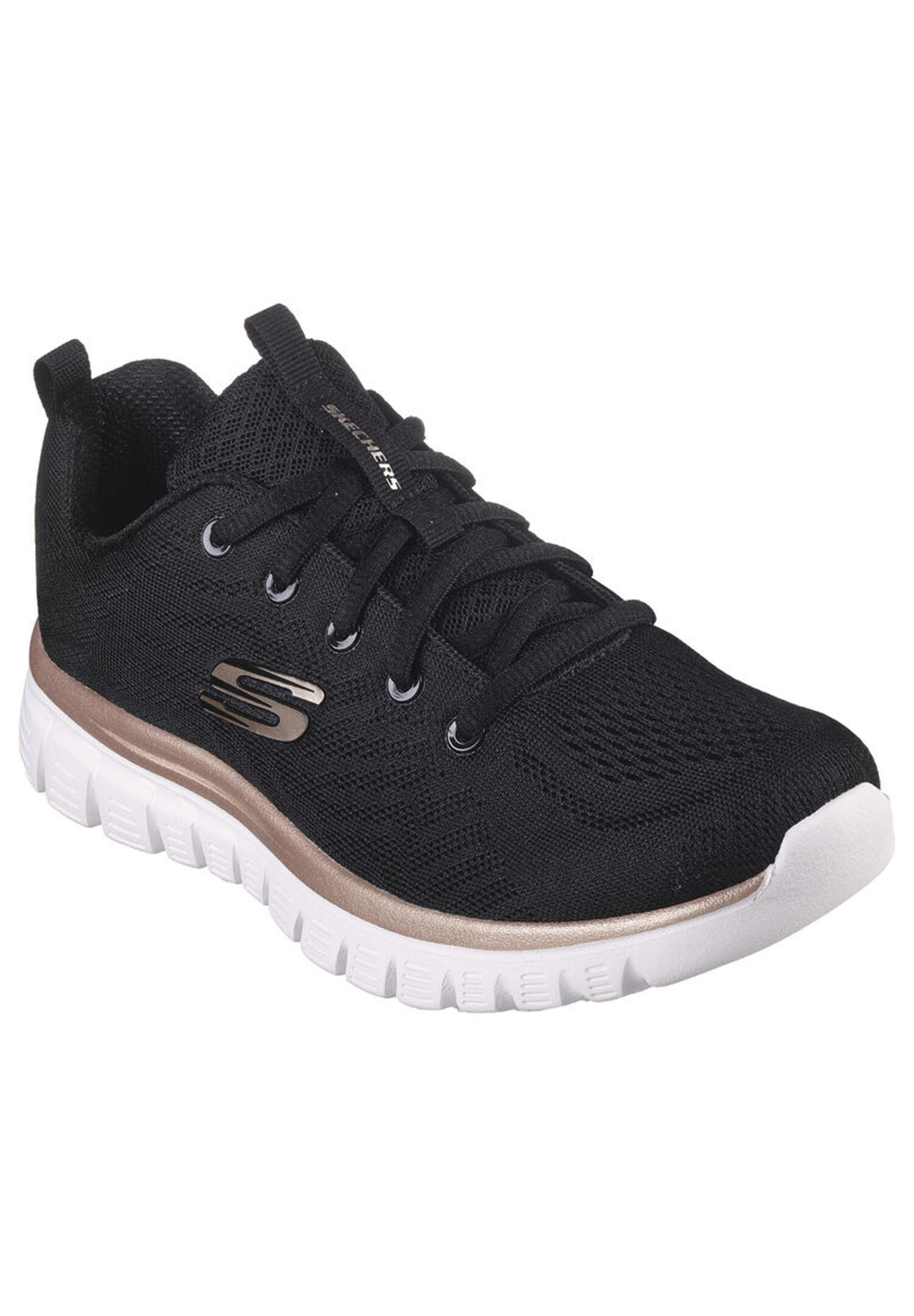 Buty SKECHERS GRACEFUL GET CONNECTED Czarny