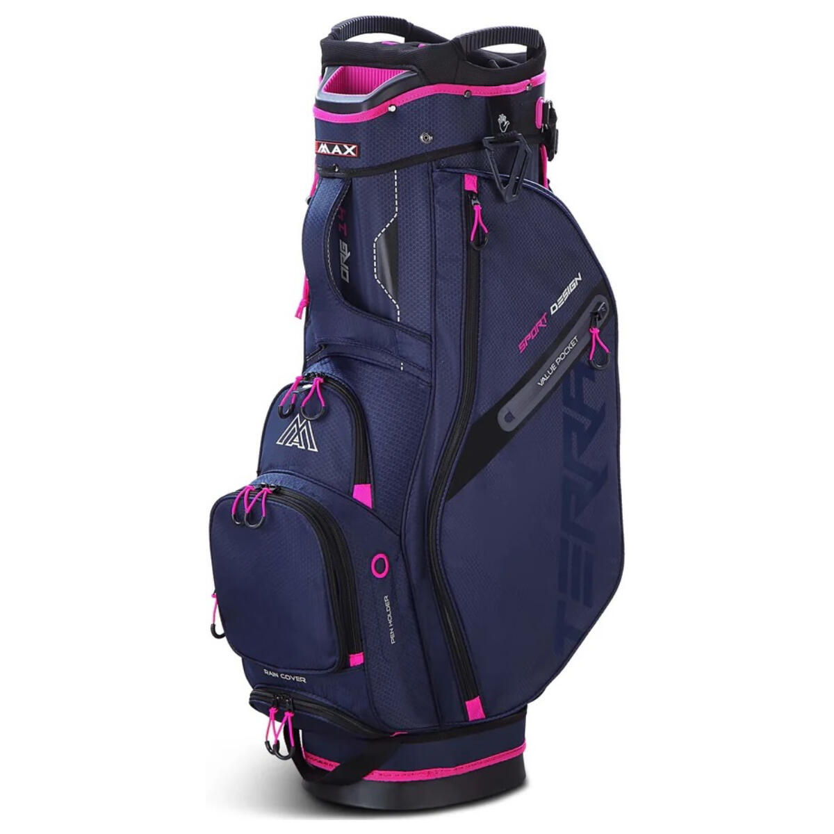 Torba golfowa Big Max Terra Sport – Cartbag – stalowoniebieska fuksja