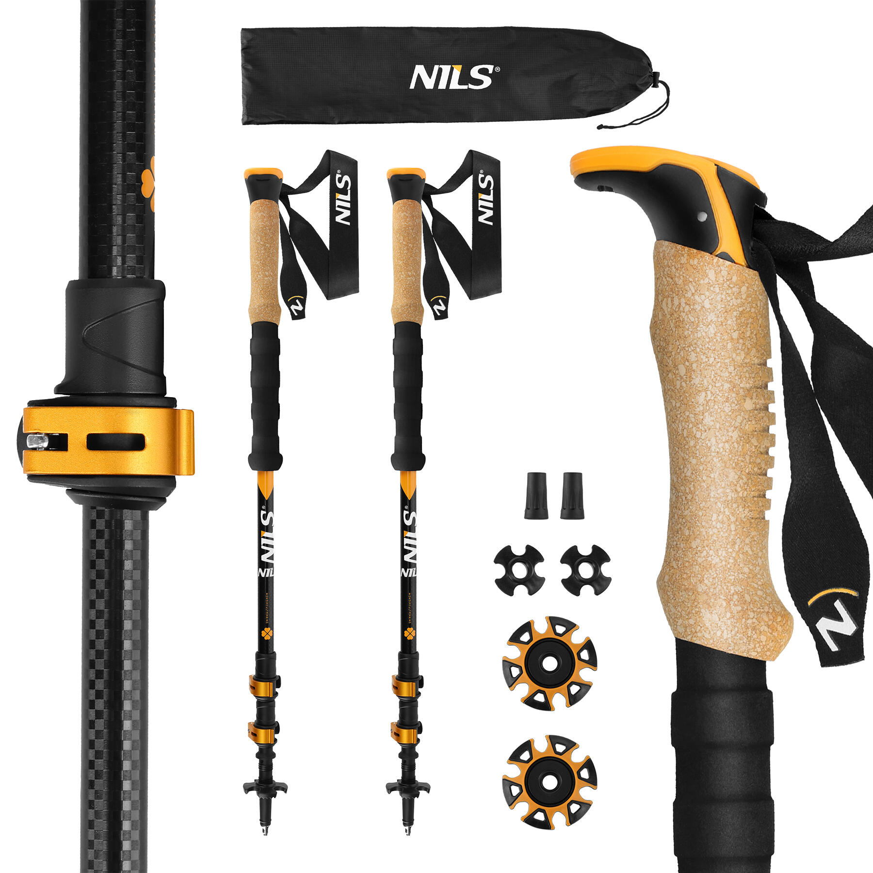 Kije trekkingowe składane TK8605 Nils