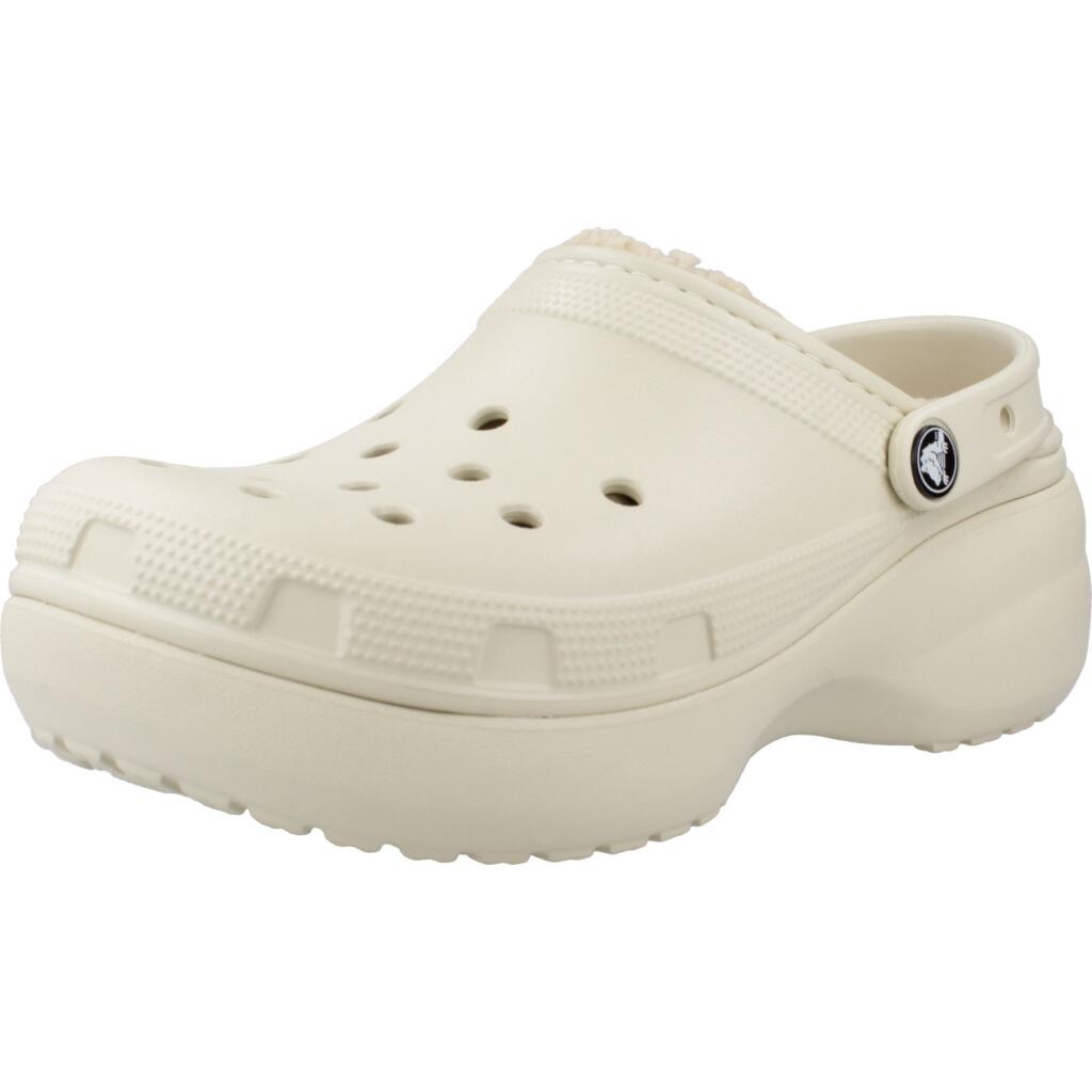 Klapki Crocs Model Lined Clog Kolor Beżowy