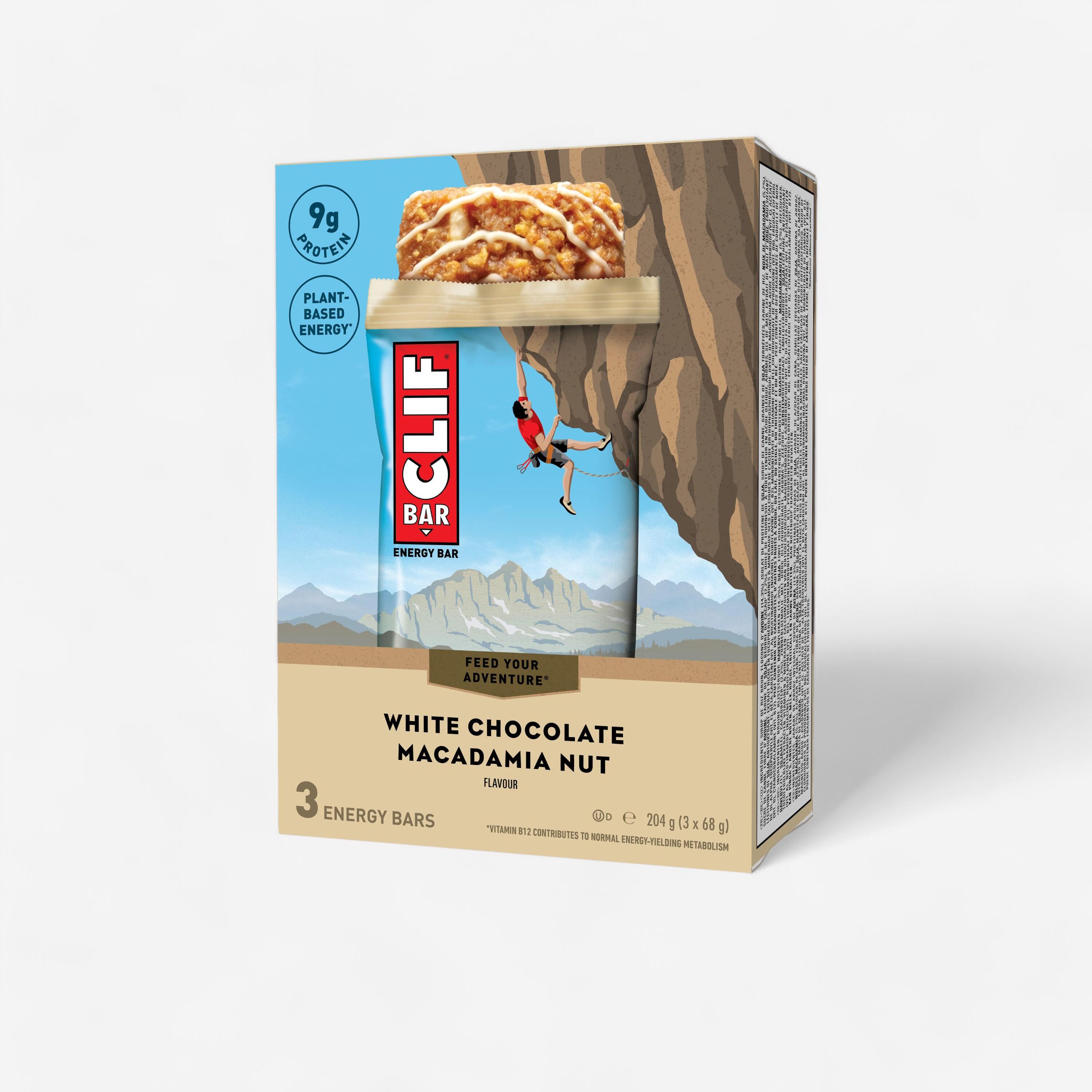 Baton energetyczny Clif Bar biała czekolada / orzechy makadamia 3 x 68 g