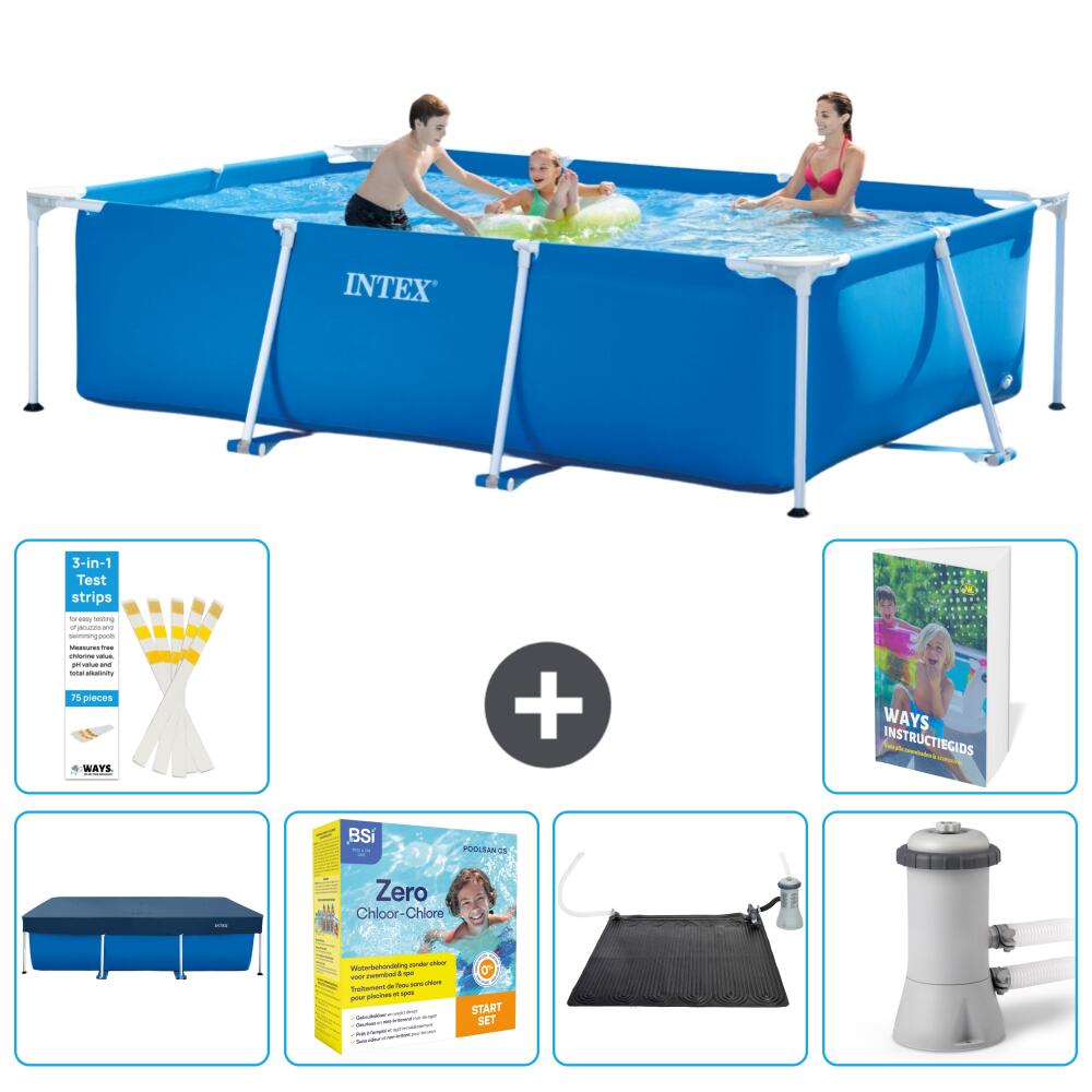 INTEX Basen ze stelażem Prostokątny - 300x200x75 cm - 7-częściowy S60