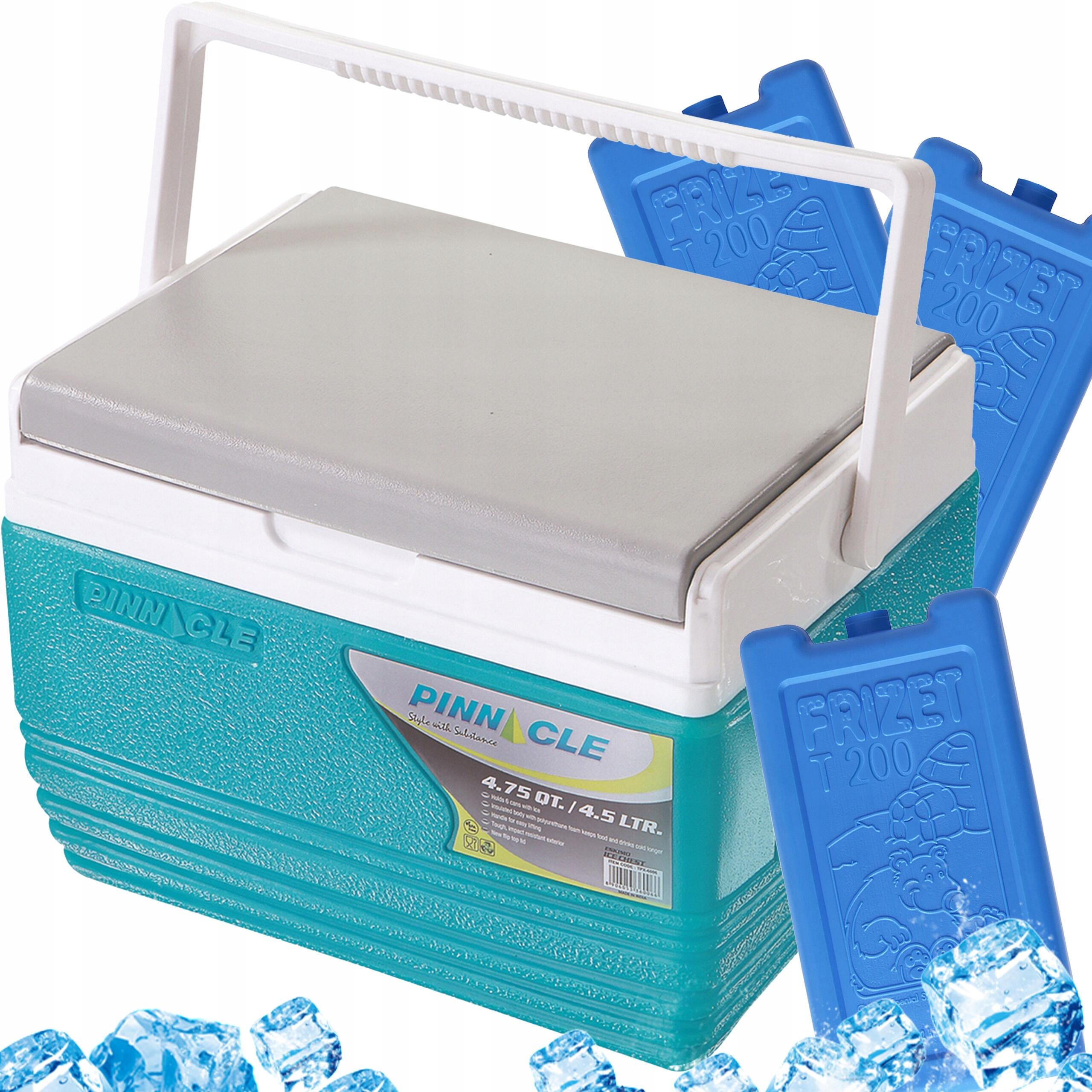 Lodówka kempingowa Pinnacle TPX 6006 4 5L + 3 wkłady 200ml zestaw