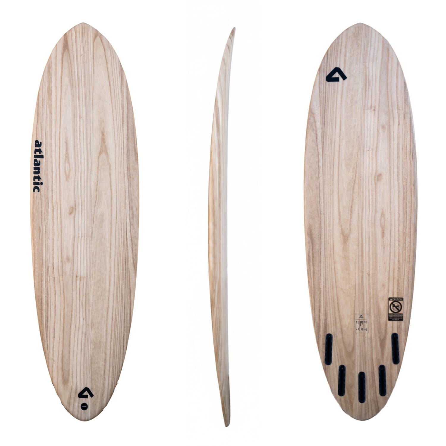 Deska surfingowa z żywicy epoksydowej i drewna - Ray - 6'3 x 21 x 2.5 - 36,6L