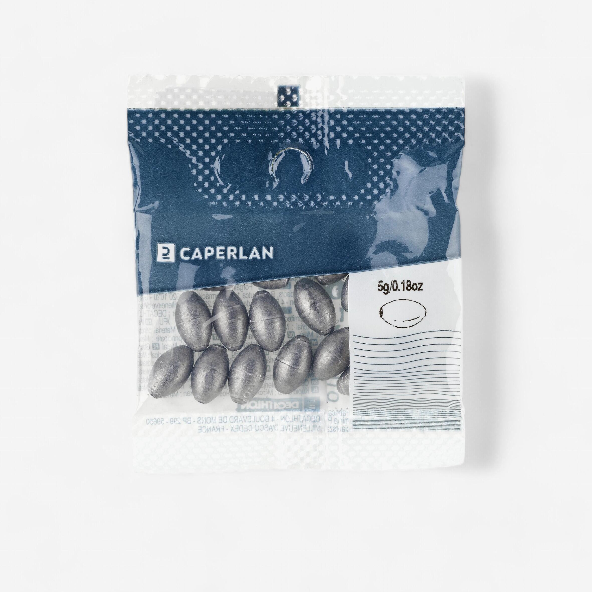 Ciężarki oliwkowe z dziurką Caperlan 75 g