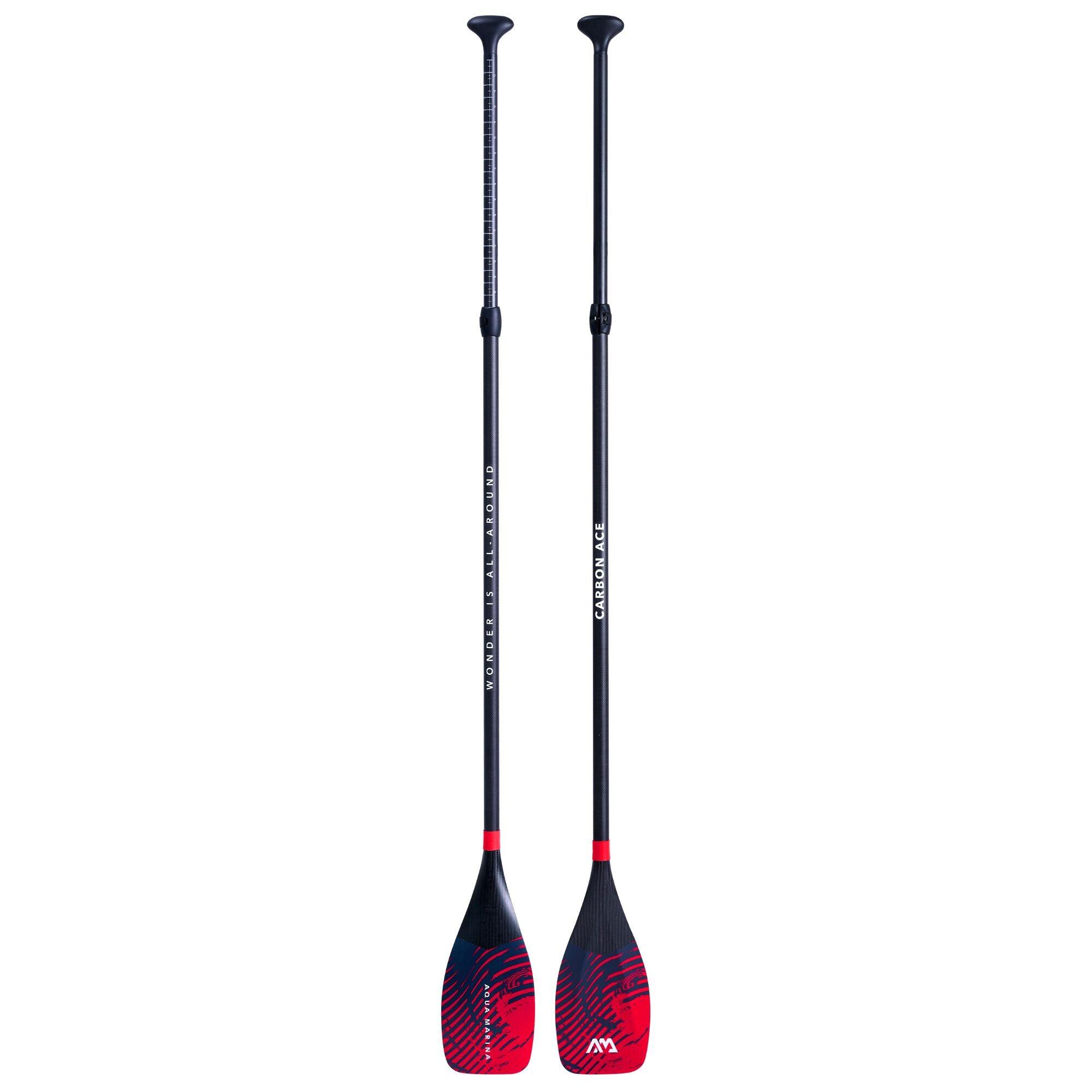 Wiosło SUP Aqua Marina Carbon Ace 2024 Black/Red