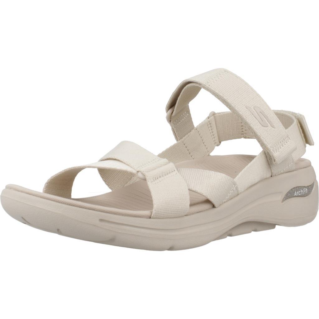 Sandały SKECHERS GO WALK ARCH FIT SANDAL Beżowy