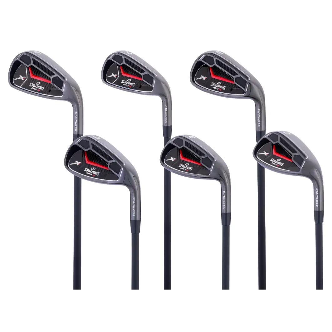 Zestaw żelazek dla kobiet prawo ręcznych Spalding Pro X1 Women Graphite 6>SW