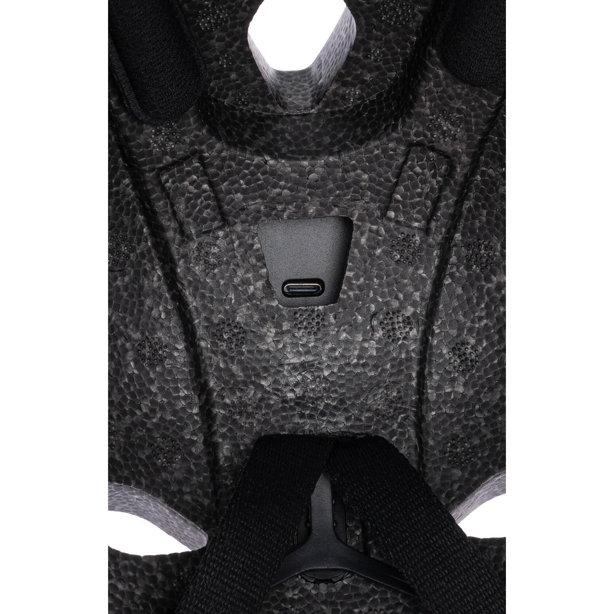 CONTEC Abbey kask miejski z LED zielony matowy/czarny
