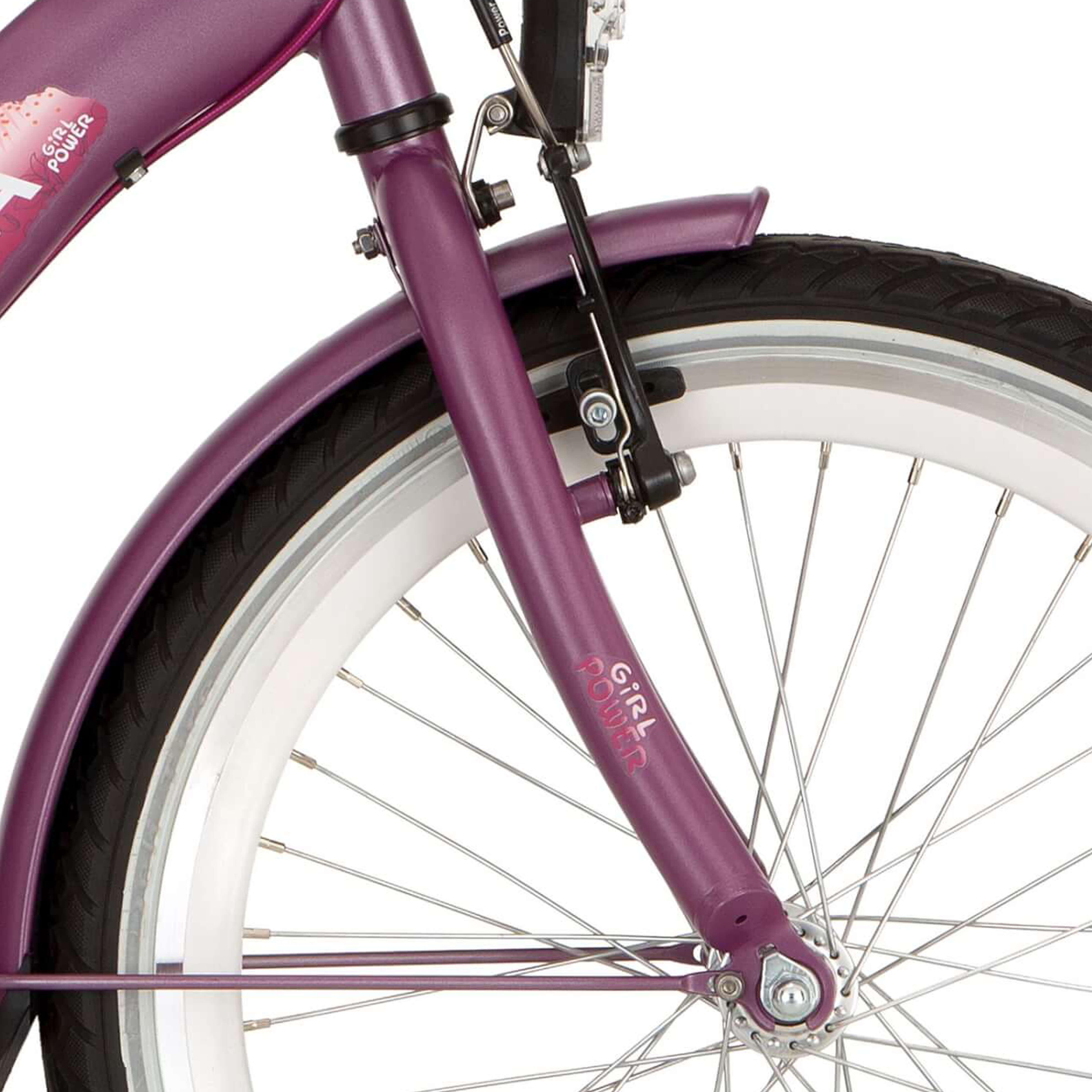 Widelec Alpina Girlpower 20 inch fiolet mat