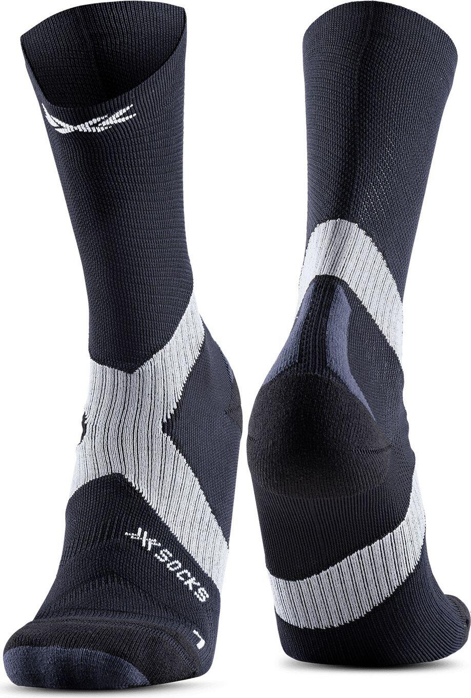 Skarpety rowerowe X-Socks Bike Expert Crew - black/charcoal