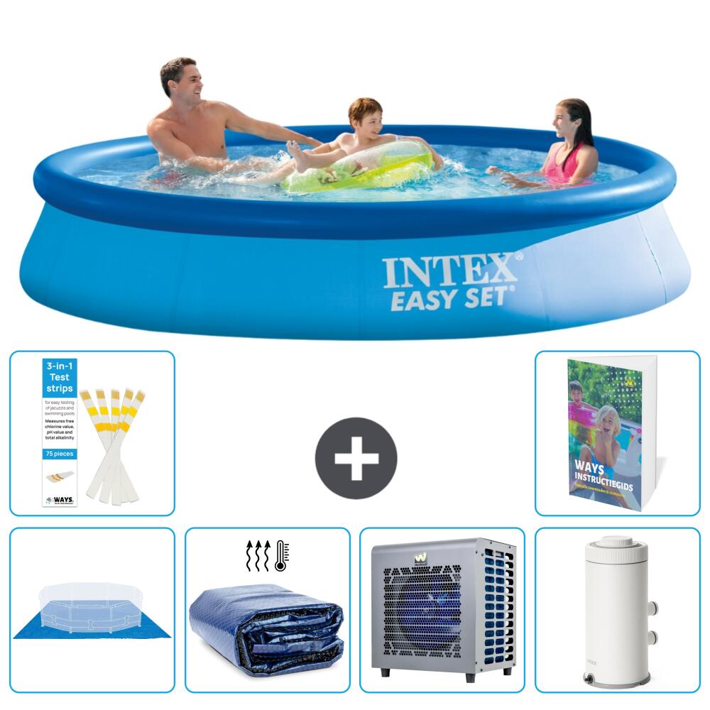 INTEX Basen Easy Set Okrągły - 366x76 cm - 7-częściowy S104