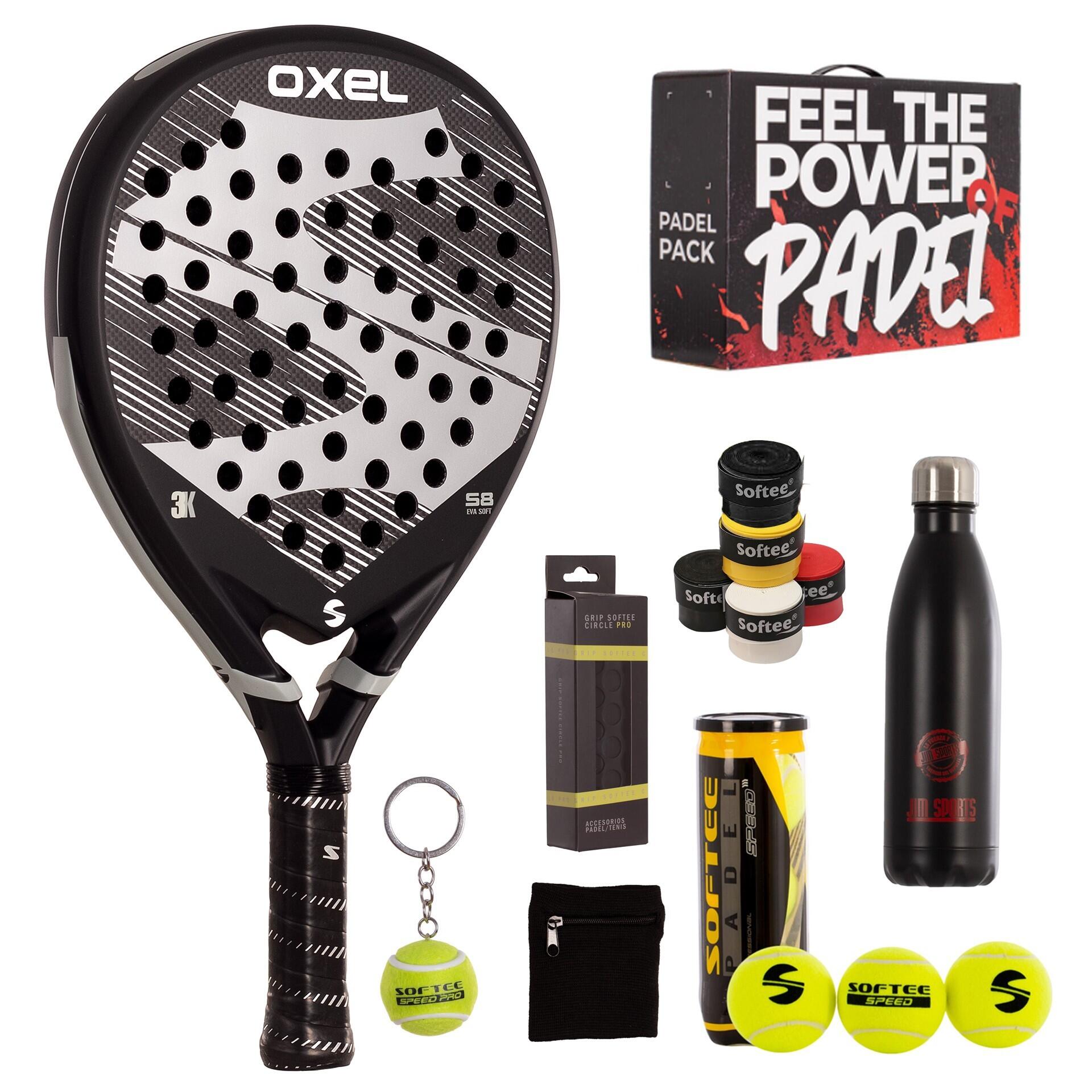 2514 Zestaw Padel z Rakietą Softee Oxel