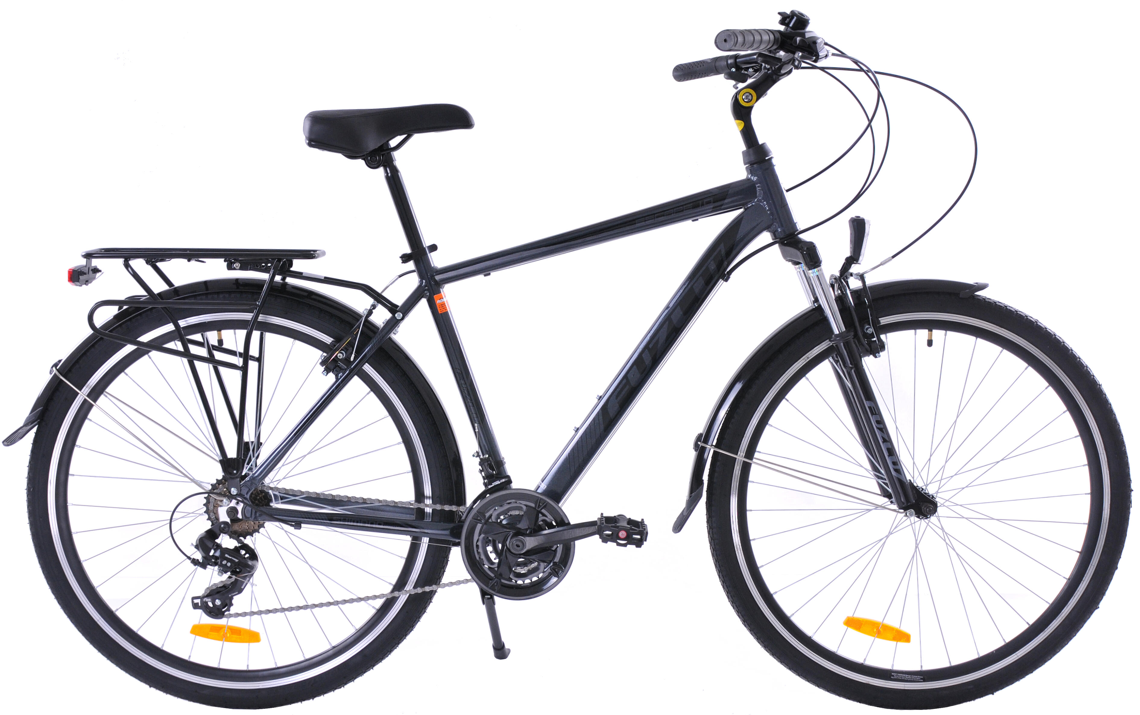 Rower trekkingowy 28 Fuzlu Escape 1.0 Men (20) grafit/czarny/czarny połysk