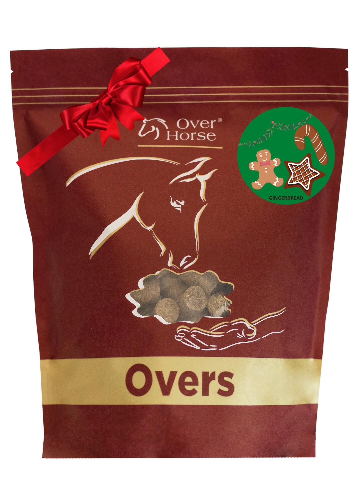 Świąteczne smakołyki dla koni OVERS 1kg- piernikowe