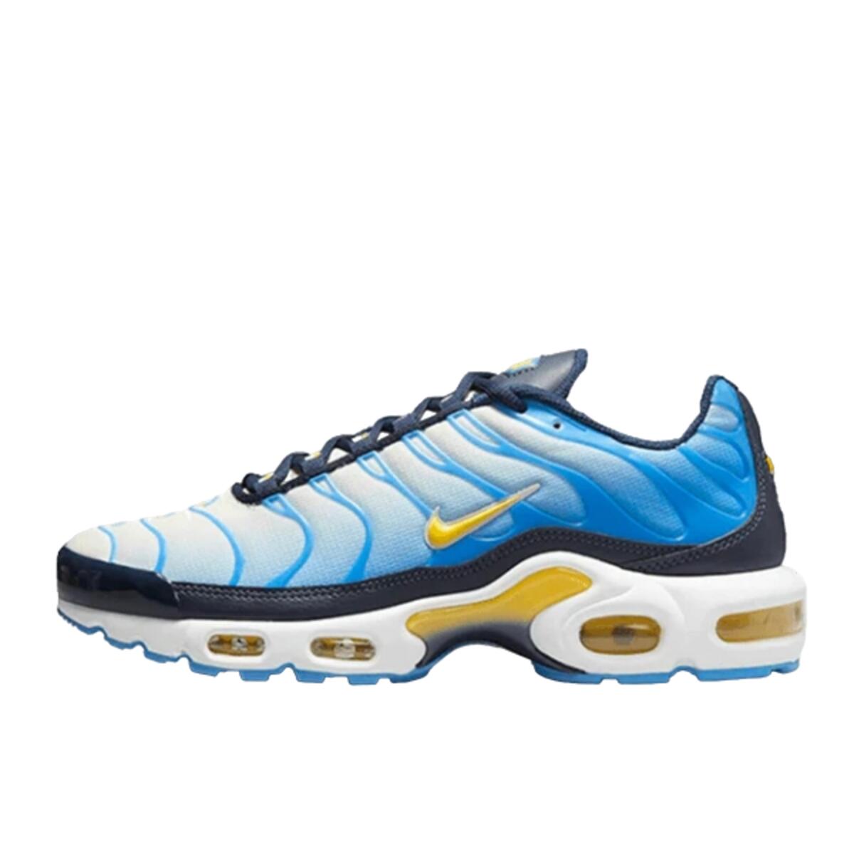 Nike Air Max Plus University Blue Topaz Gold