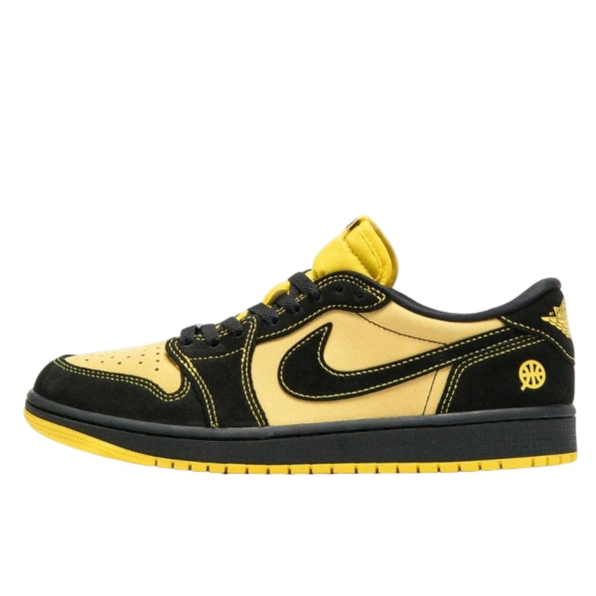Air Jordan 1 Retro Low OG Quai 54 Black Tour Yellow Red