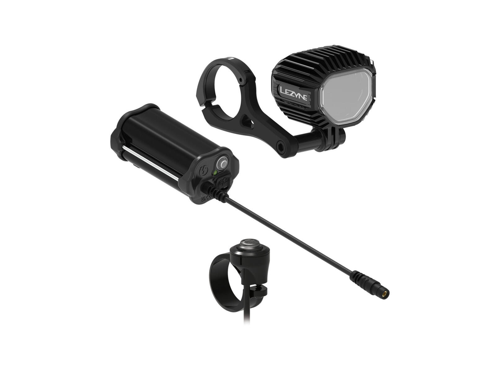 Lezyne Super HB P1350+ STVZO Loaded Kit czarny