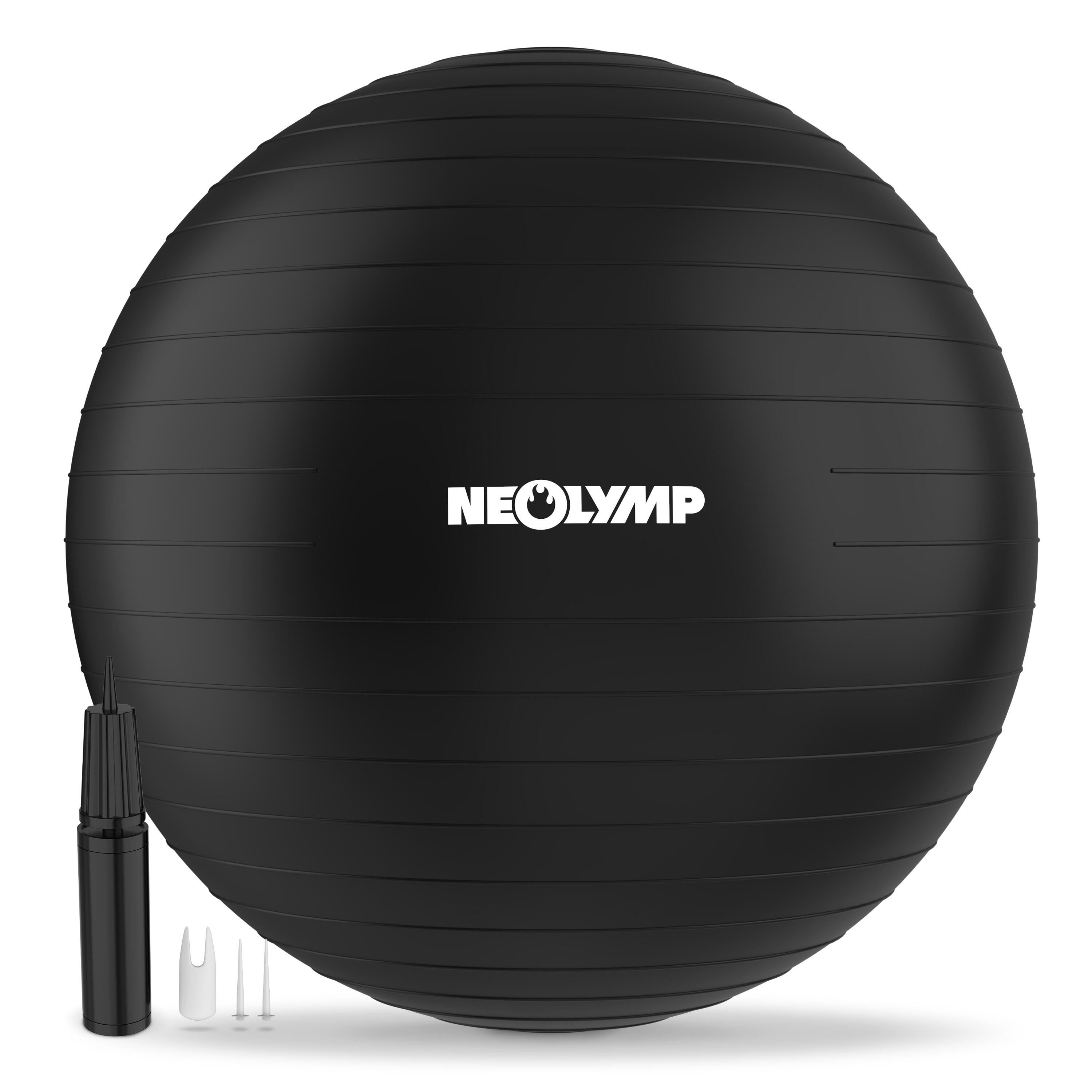 Piłka gimnastyczna ergonomiczna Anti-Burst 300 kg fotel biurowy S