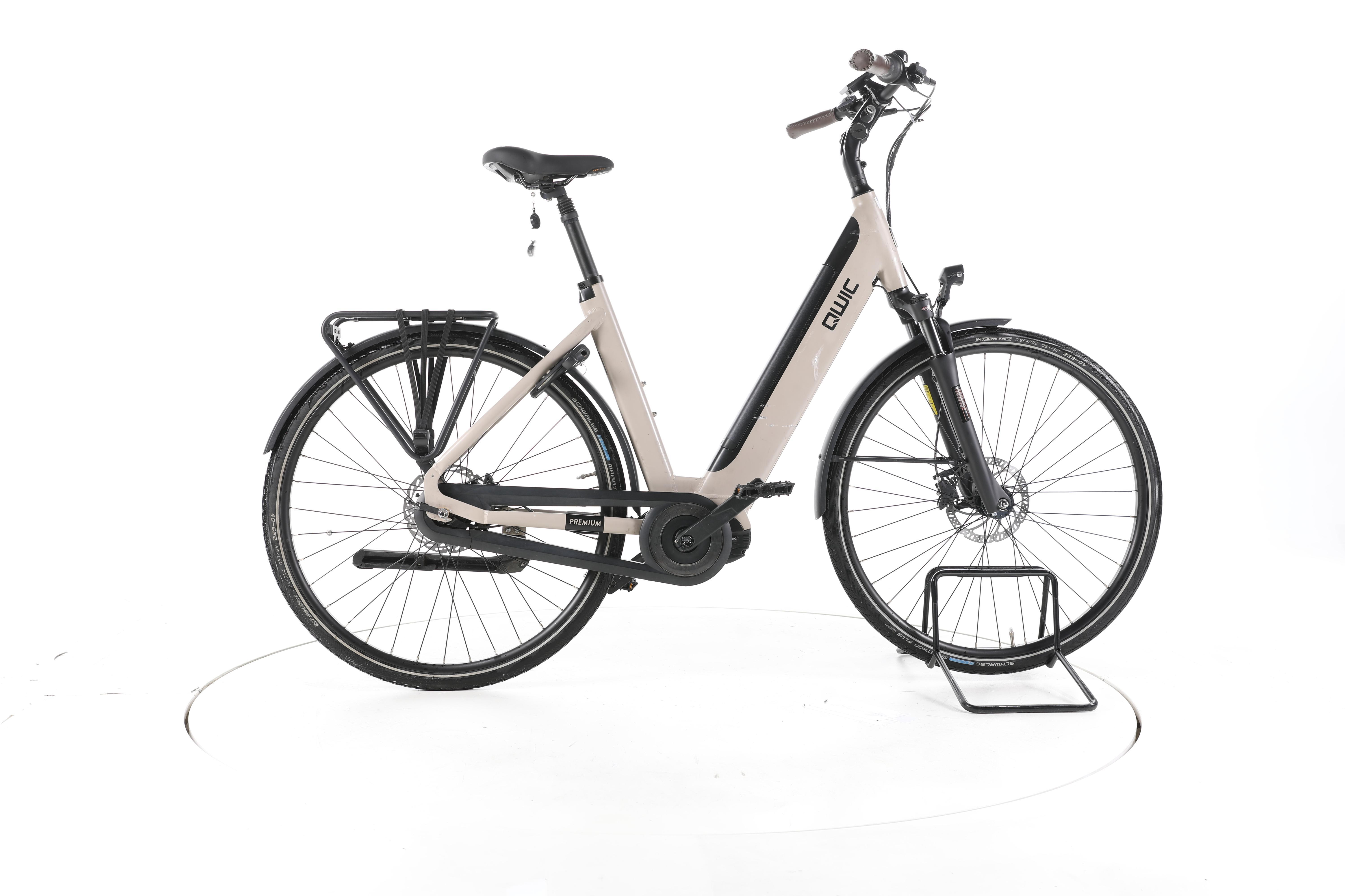 Second Life - QWIC MN8+ C Premium City E-Bike Niska rama - Bardzo dobry stan
