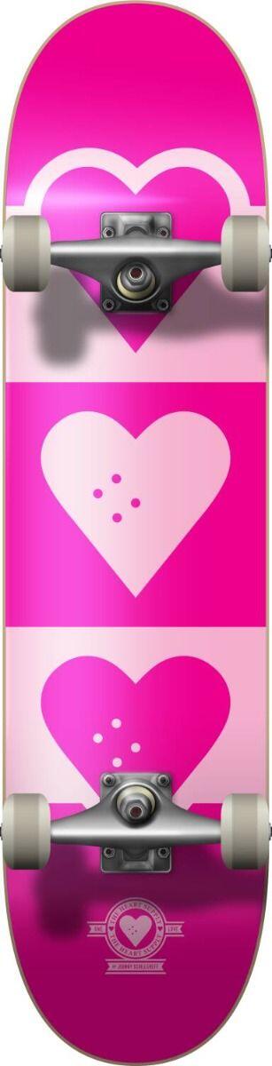 Deski Kompletne Heart Supply Quadron Logo Deskorolka Kompletna - 7.75 - Różowy
