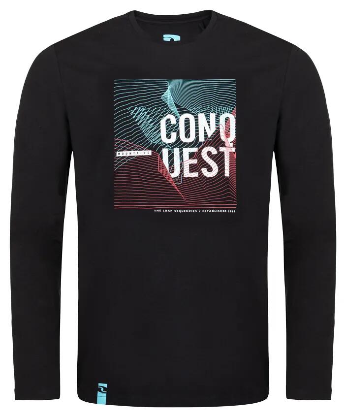 T-shirt męski Loap Alek czarny