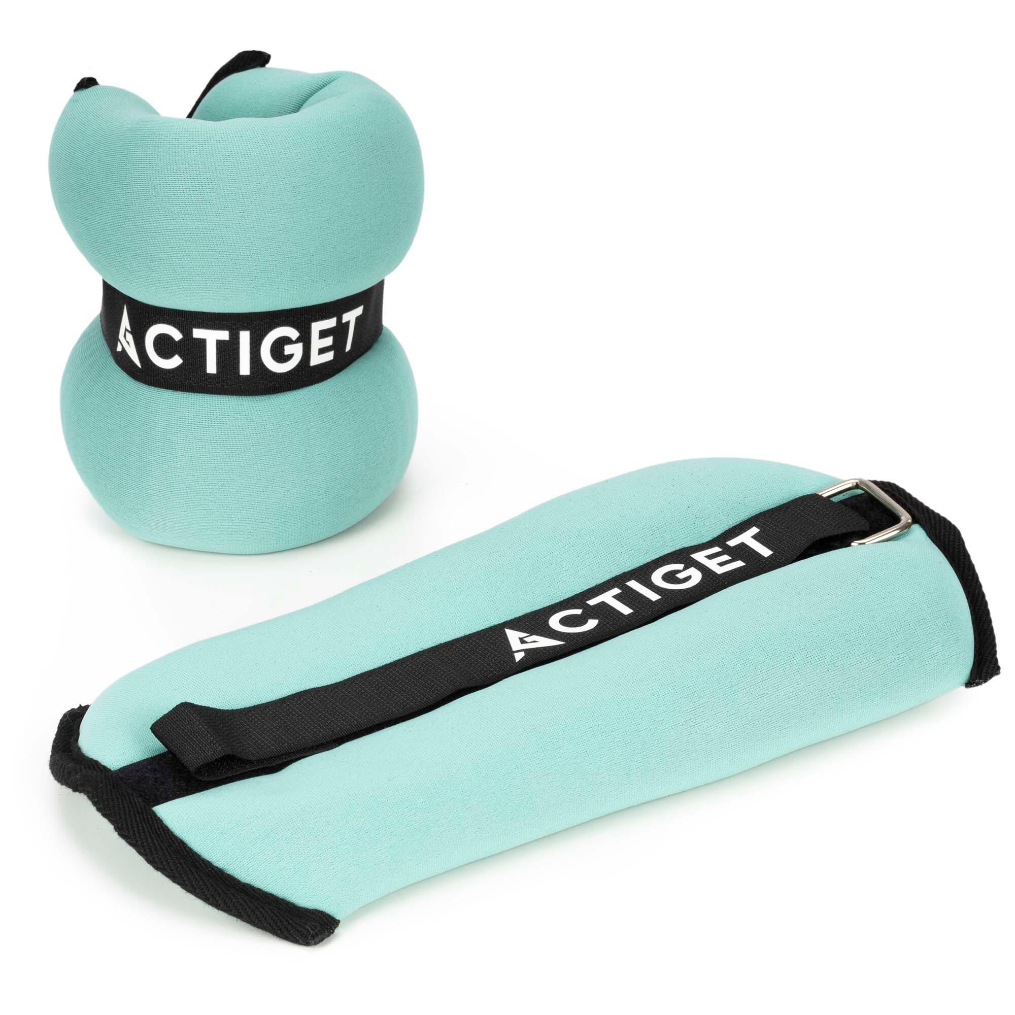 Obciążenia na ręce i nogi 2x1,5 kg do treningu domowego, fitness i cardio, mięto