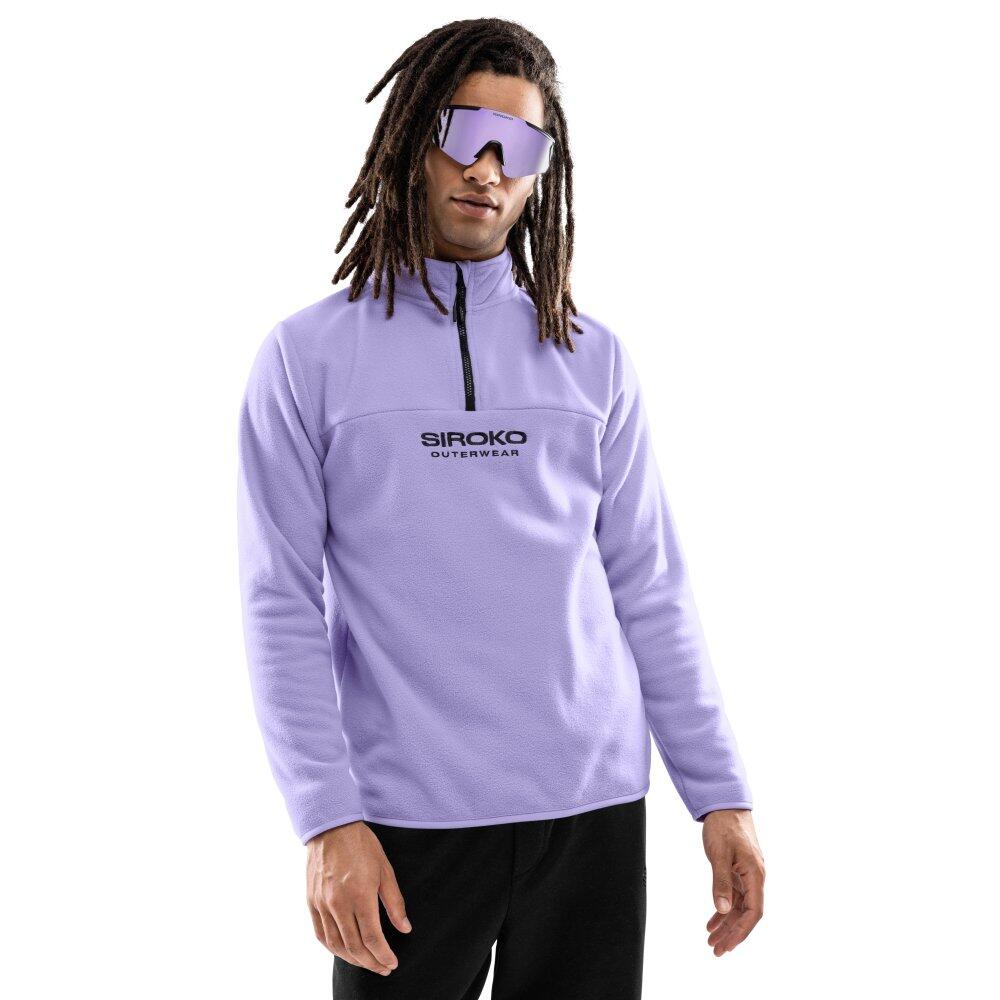 Bluza z grubego polaru do sportów zimowych męska Aurora