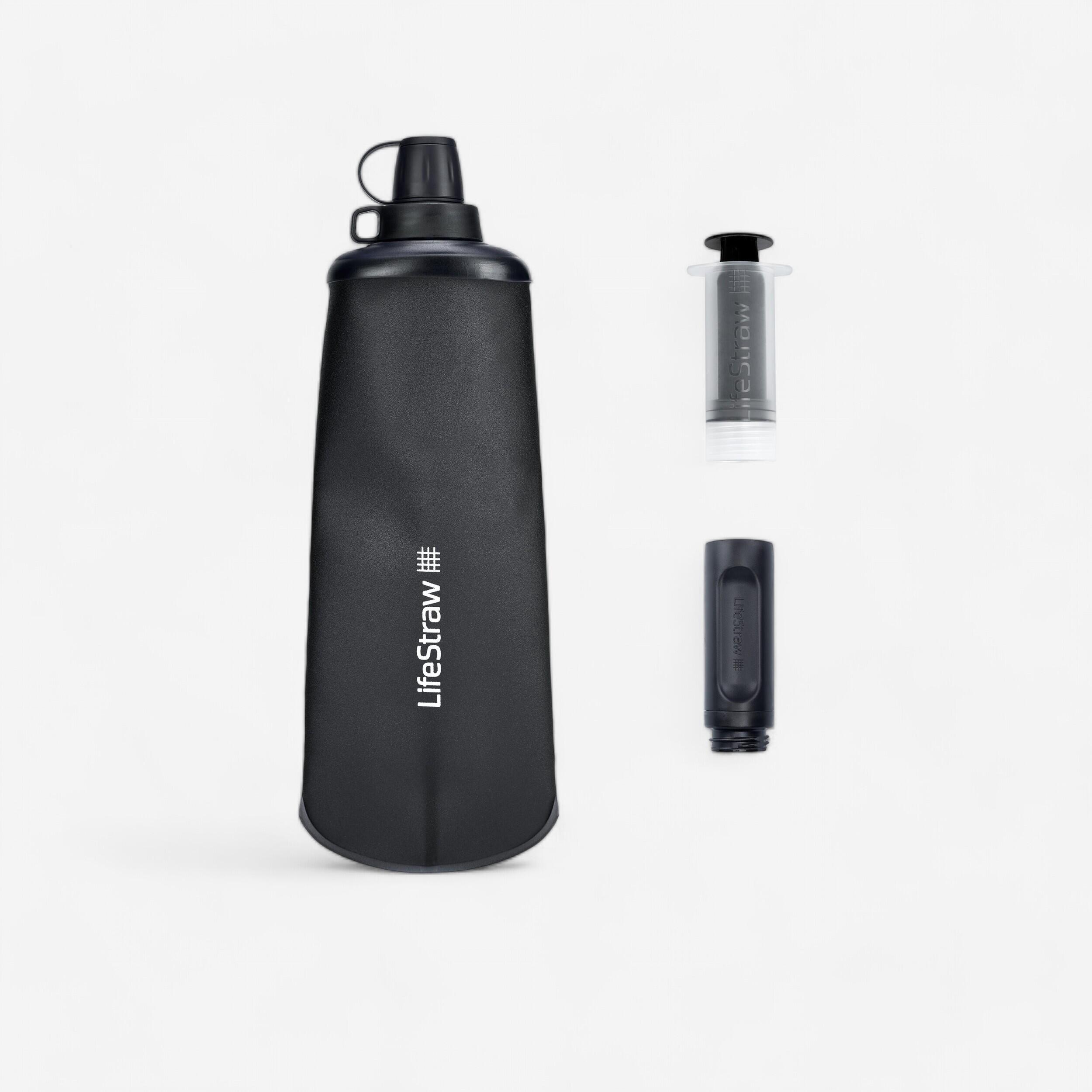 Bidon trekkingowy filtrujący Lifestraw - 1 litr, miękki