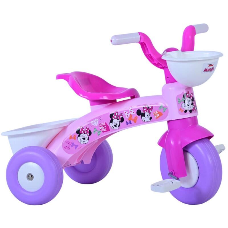 Trójkołowy rowerek Disney Minnie dla dziewczynek różowy