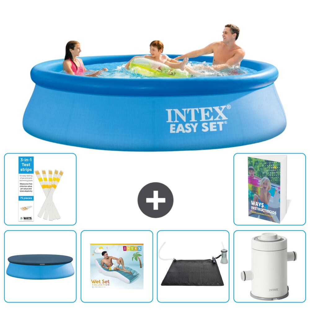 INTEX Basen Easy Set Okrągły - 305x76 cm - 7-częściowy S70